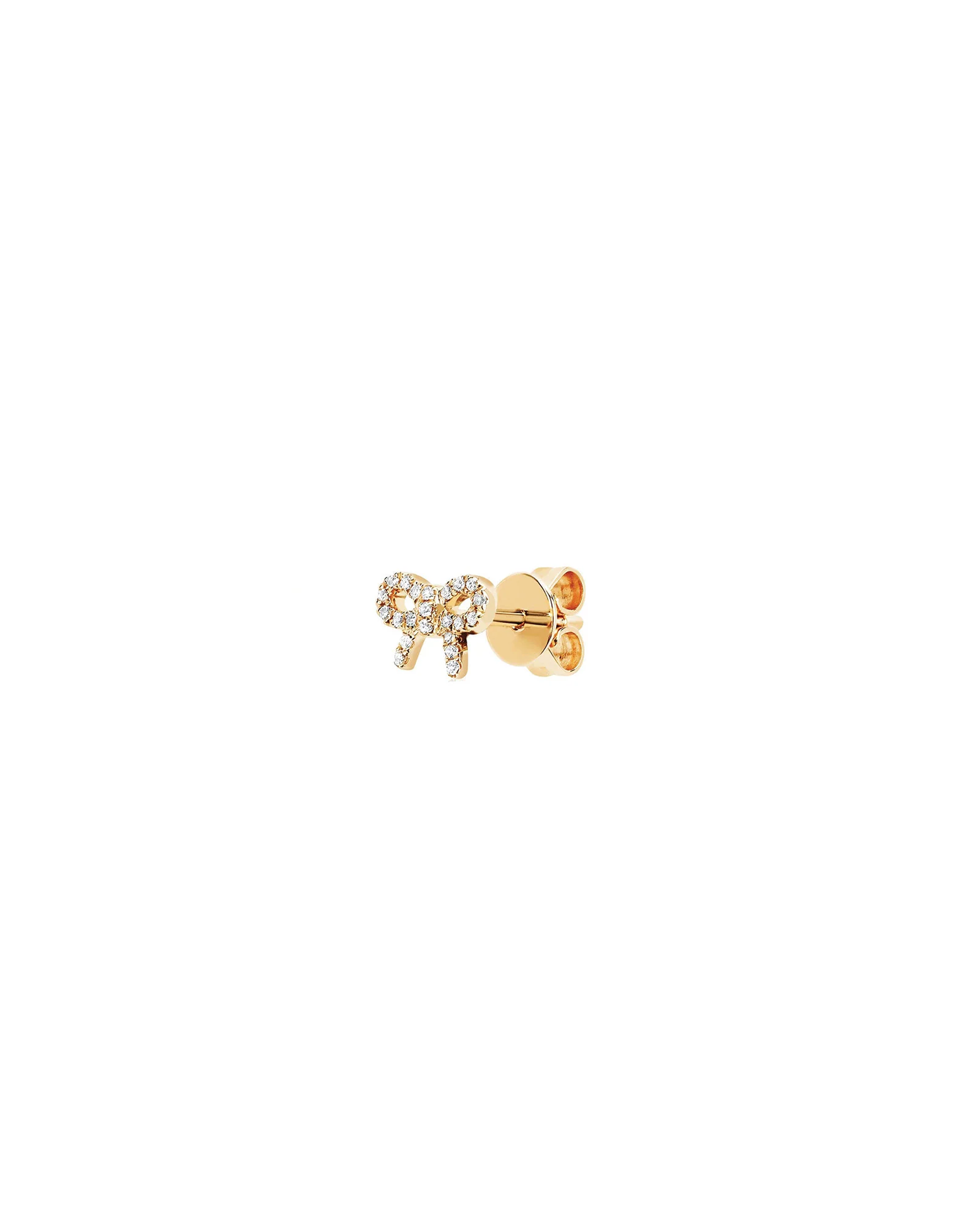 Bow Pavé Single Stud - Image 3