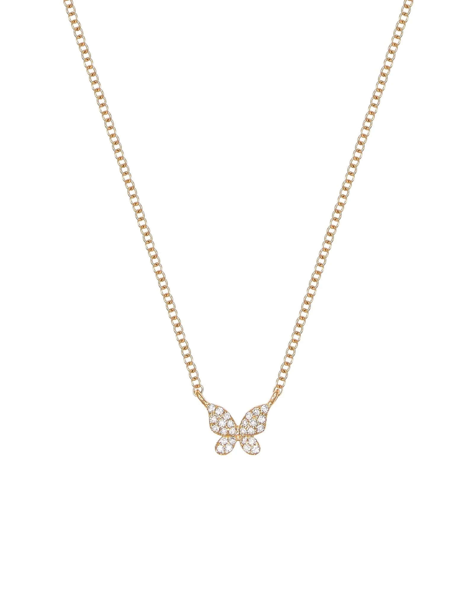 Pavé Butterfly Necklace
