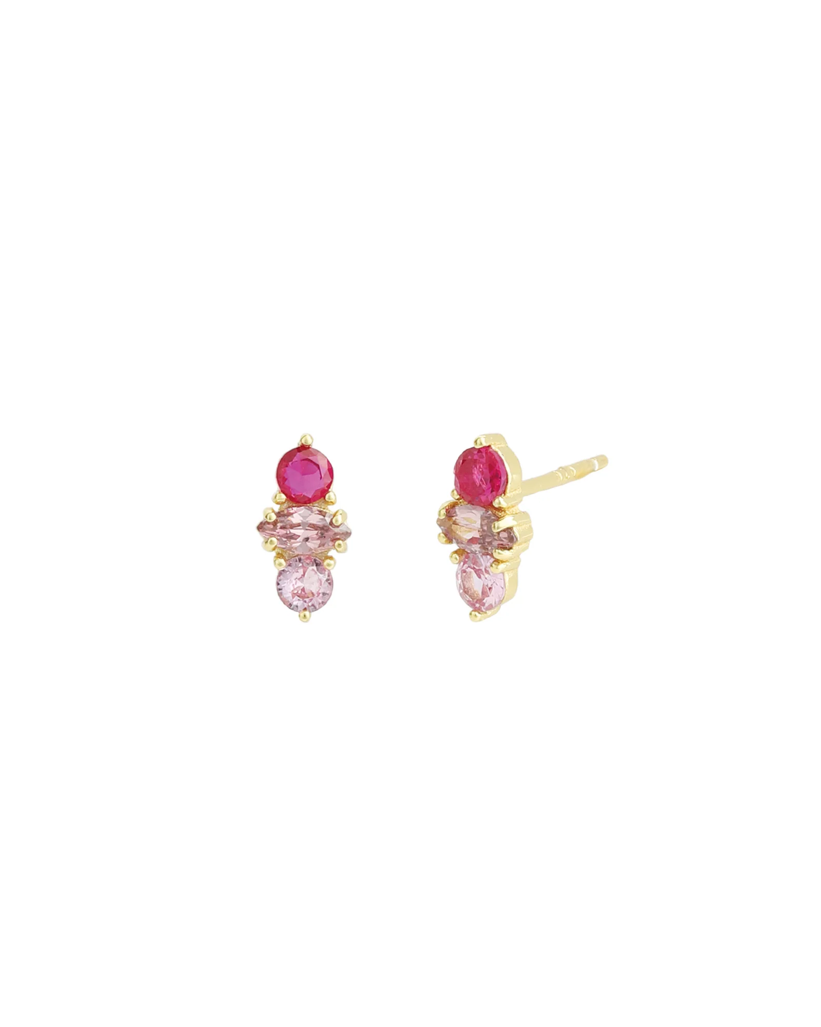 Center Marquise Studs