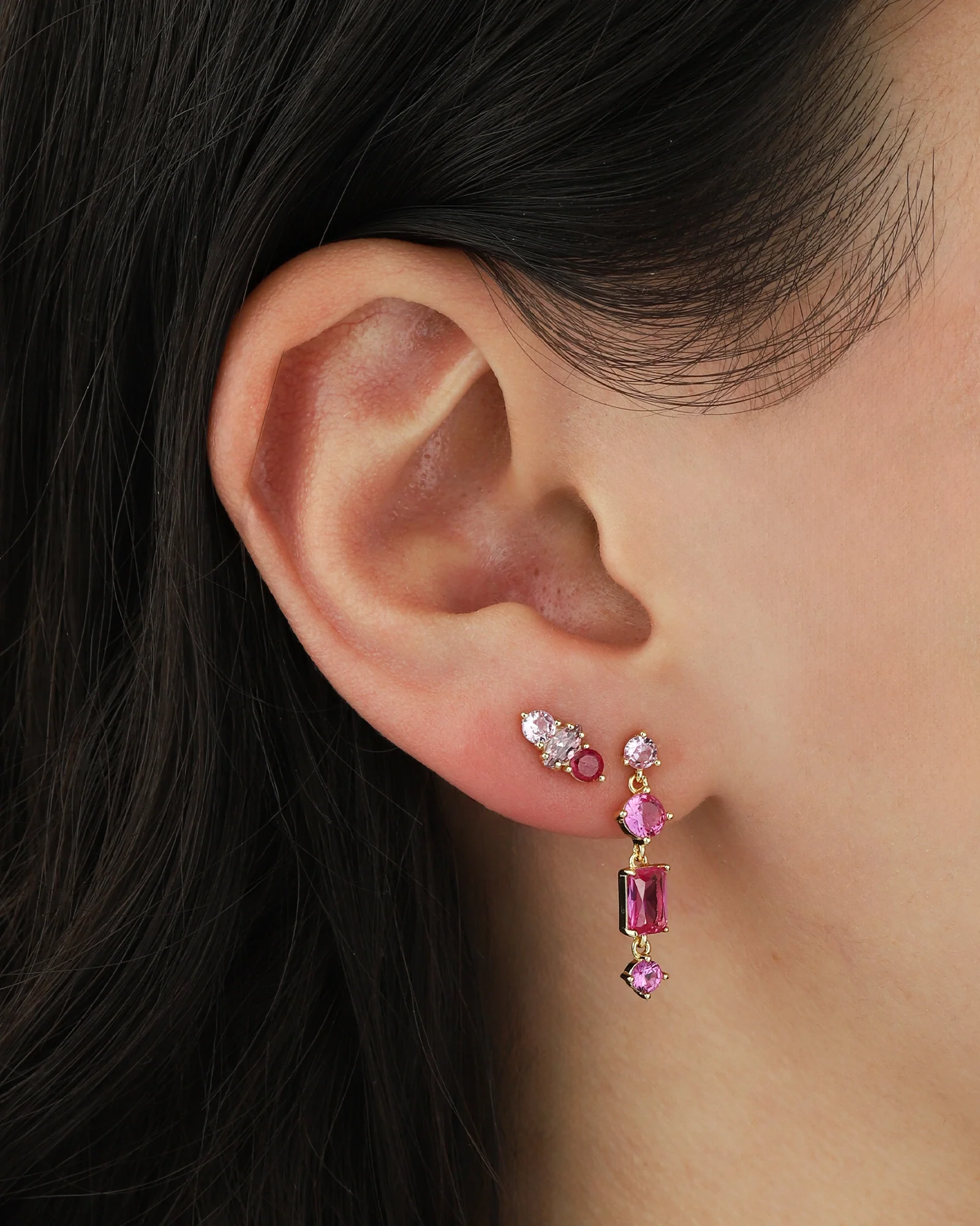 Center Marquise Studs - Image 3