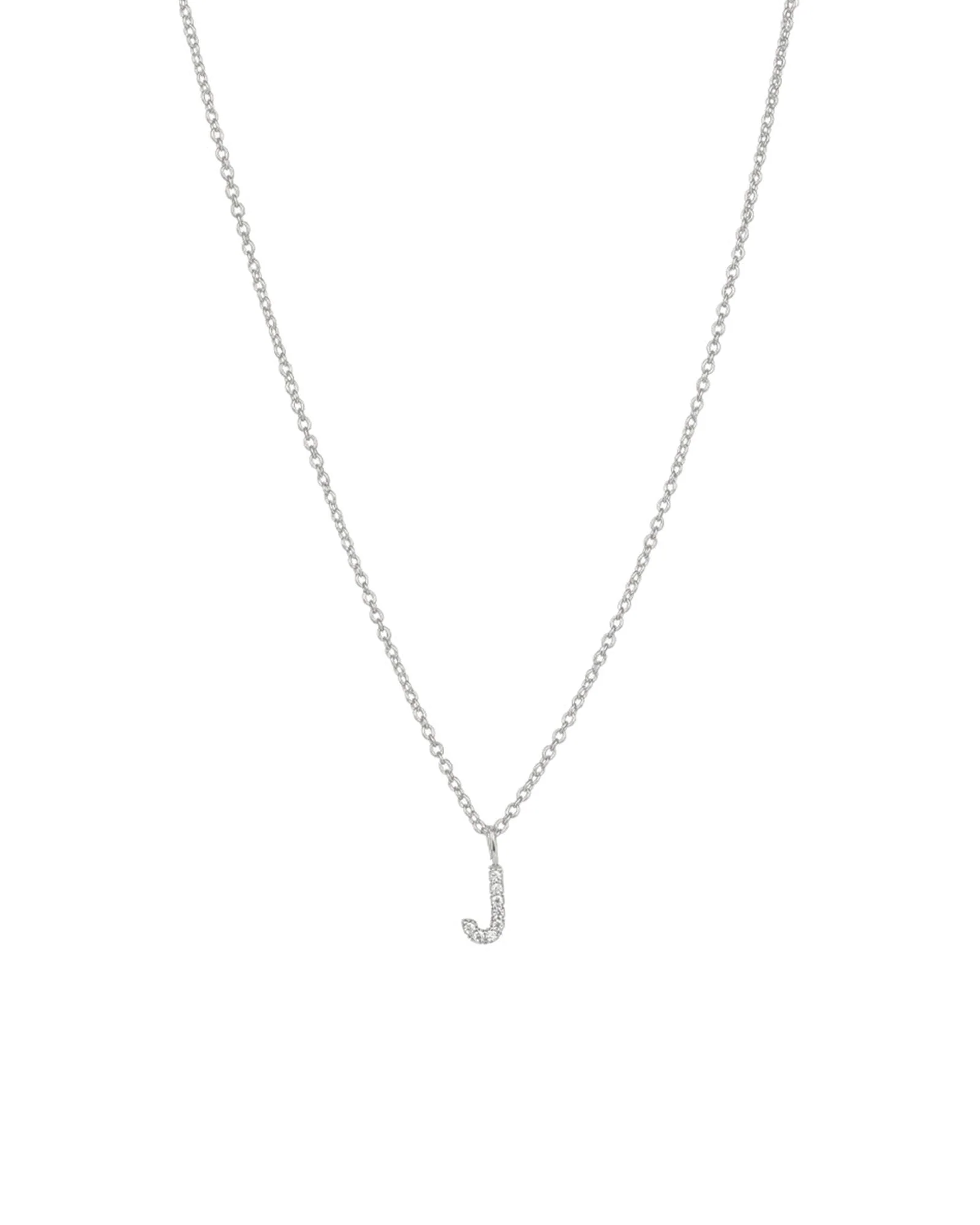 CZ Initial Necklace - Image 6