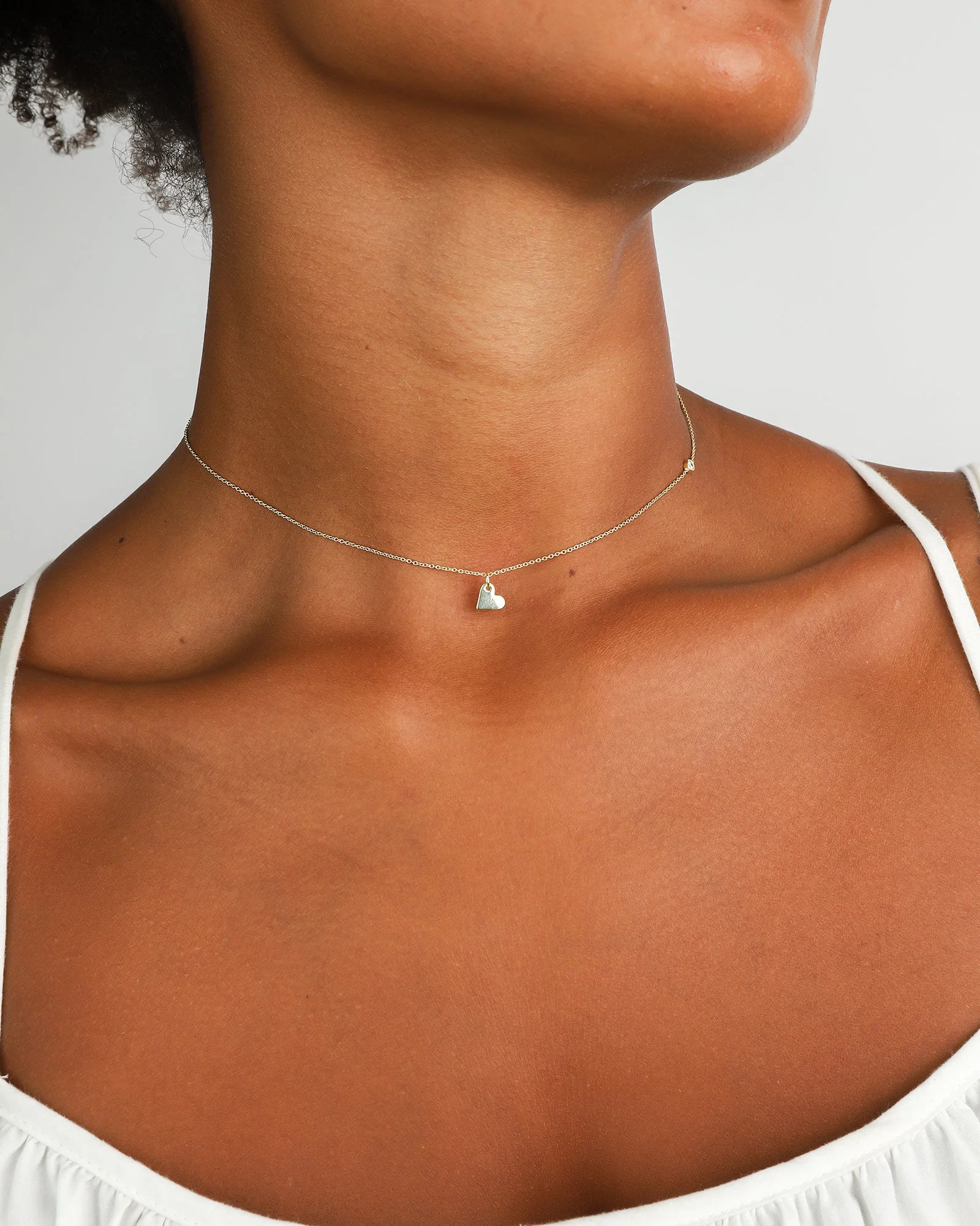 Drop Heart Necklace - Image 2