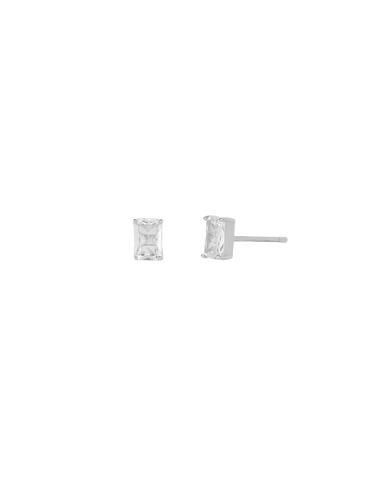 Emerald Cut Studs