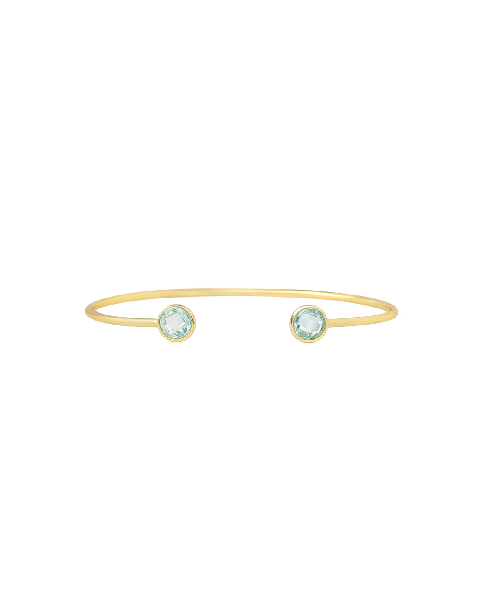 Duo CZ Round Cuff