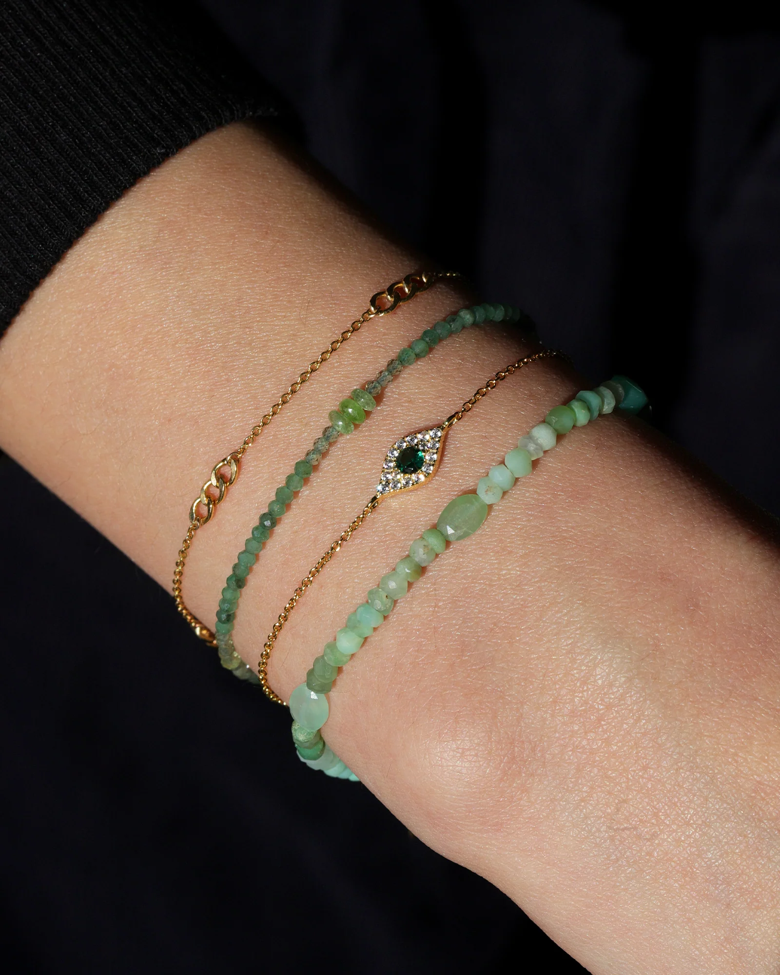 Evil Eye CZ Bracelet - Image 2