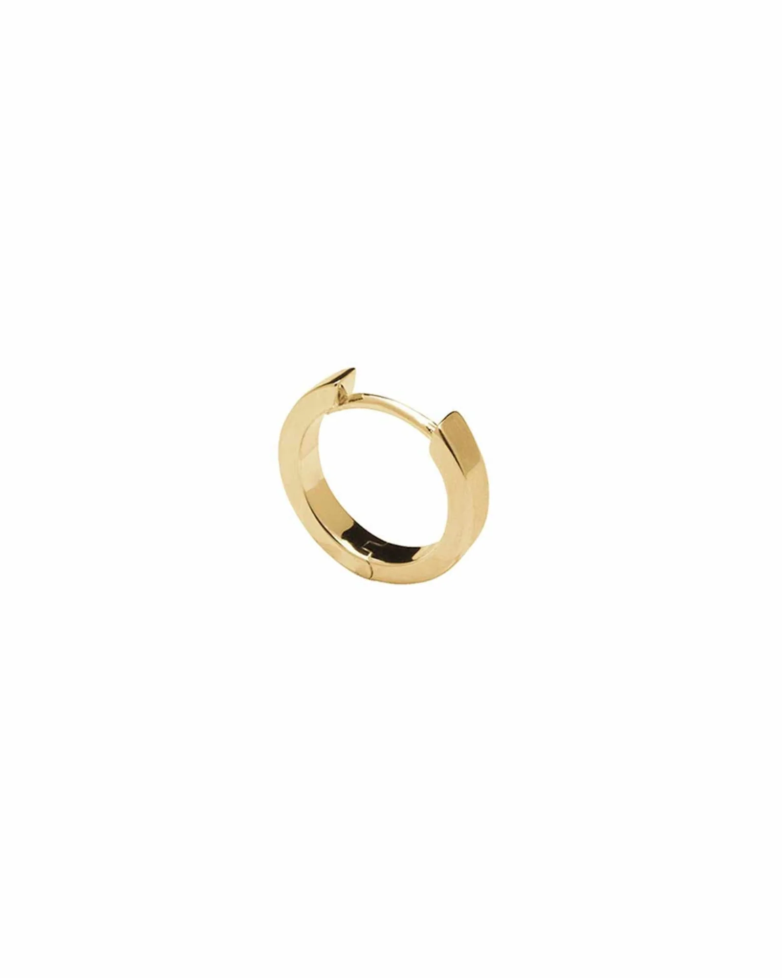 Flat Single Huggie I 10mm