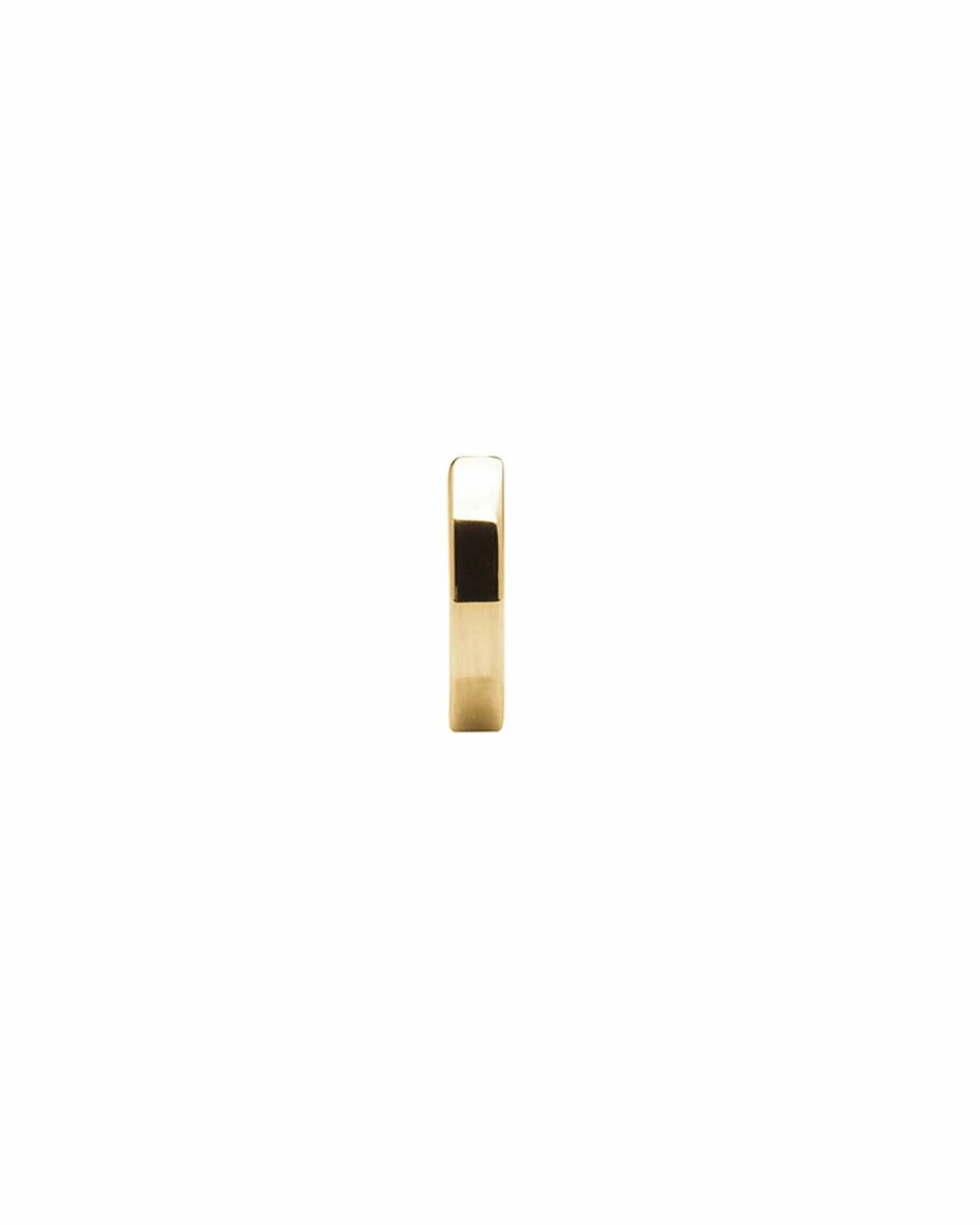 Flat Single Huggie I 10mm - Image 3
