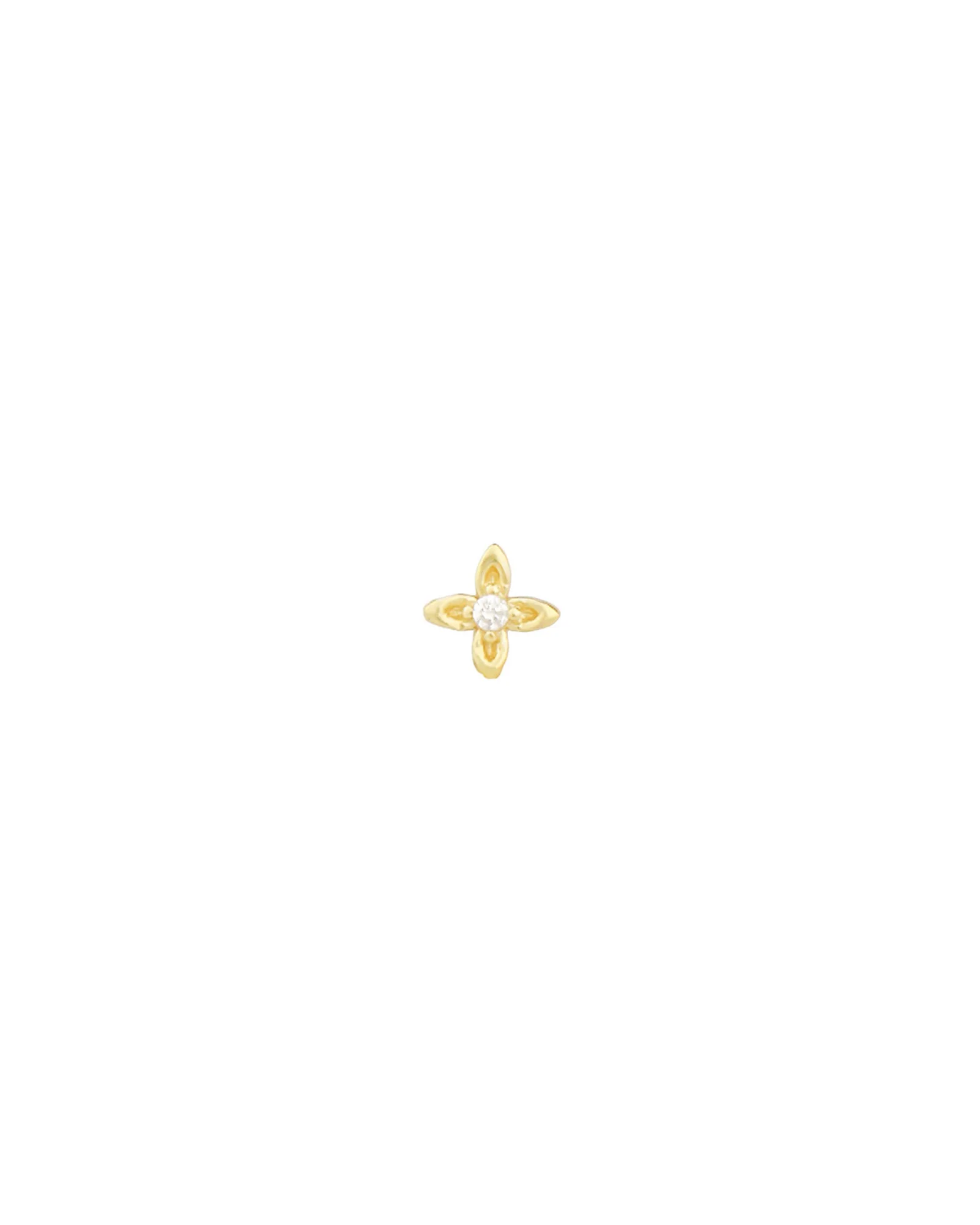 Four Petal Single Stud