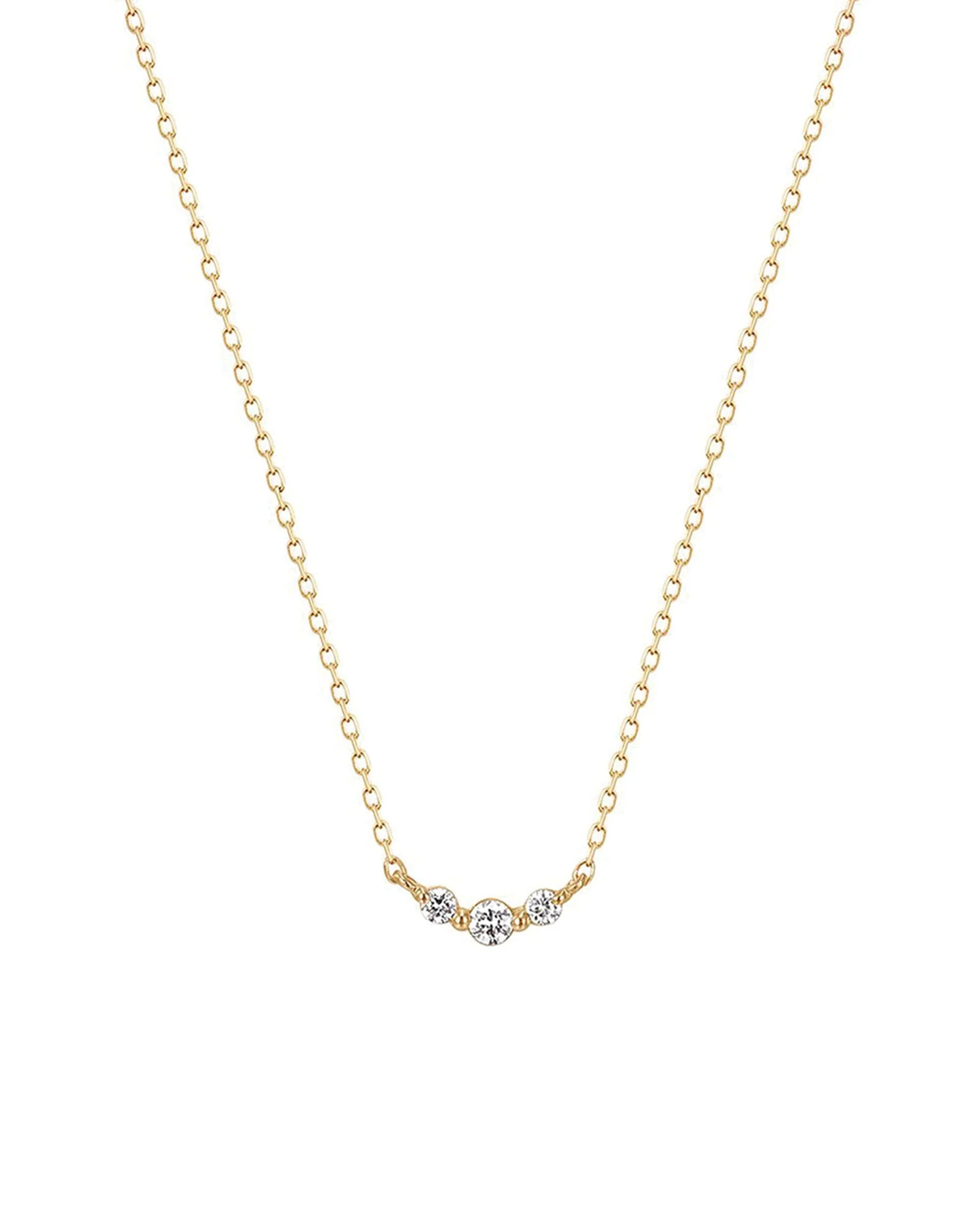Graduated CZ Necklace