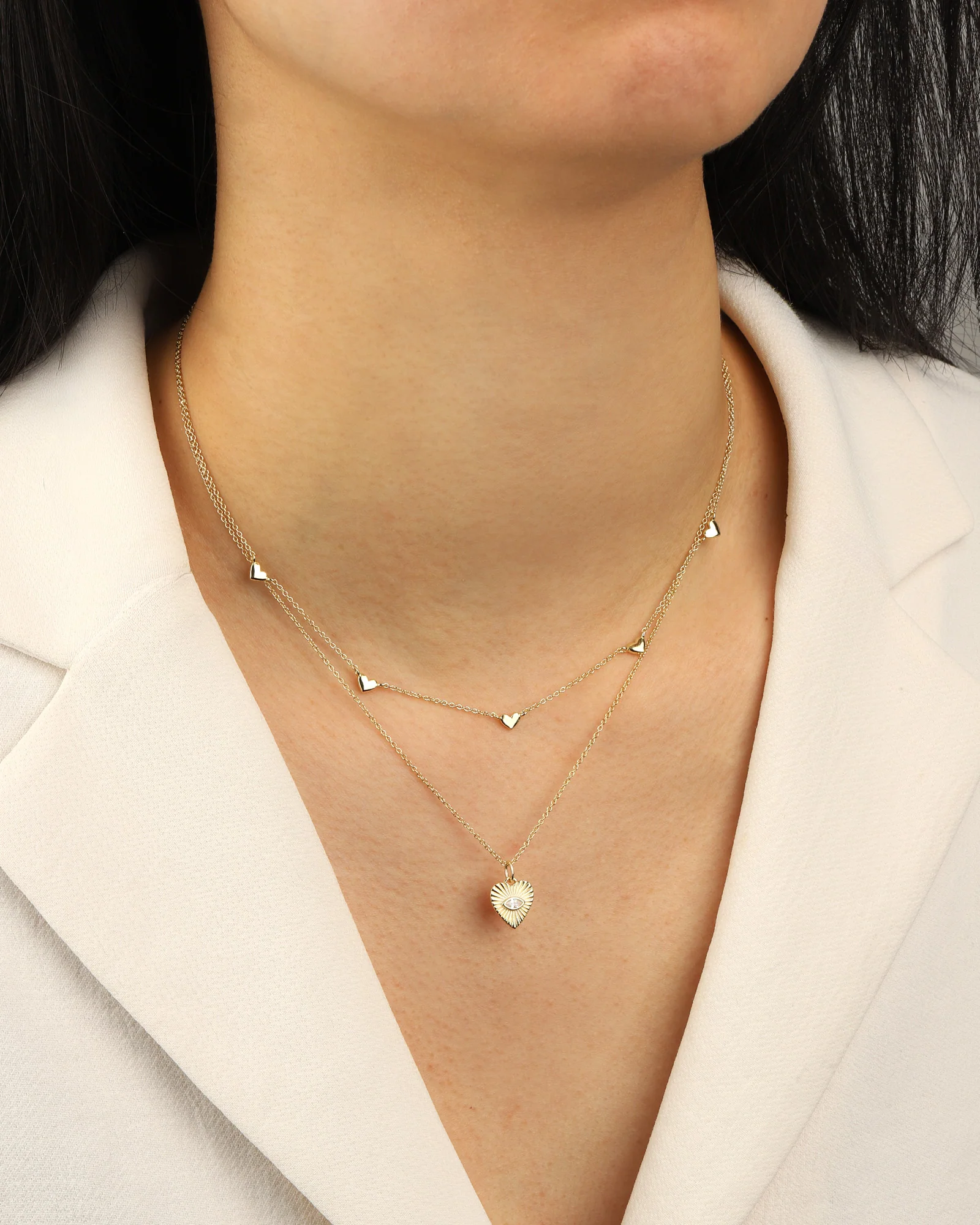 Heart Station Necklace - Image 4