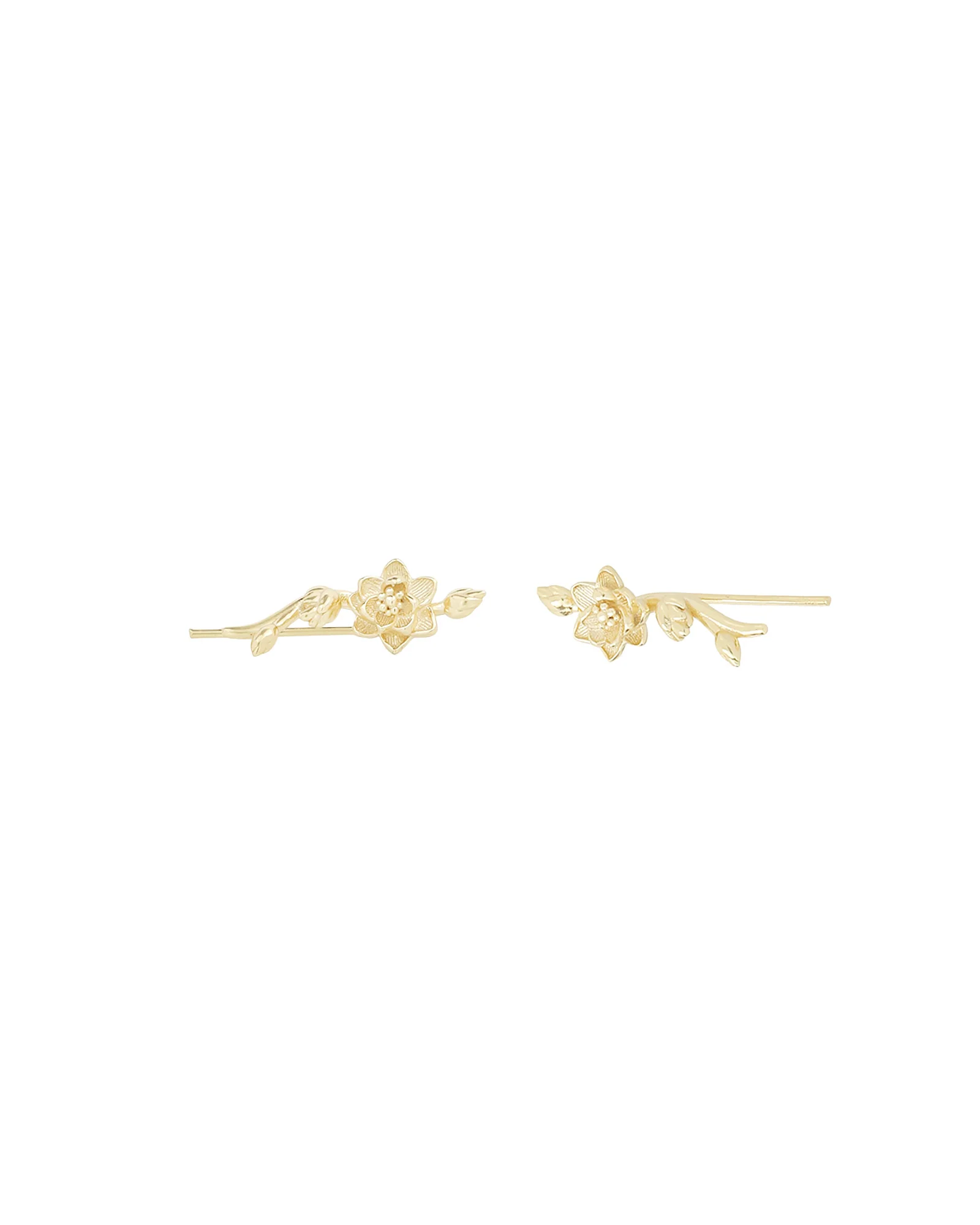 Lotus Flower Ear Climbers