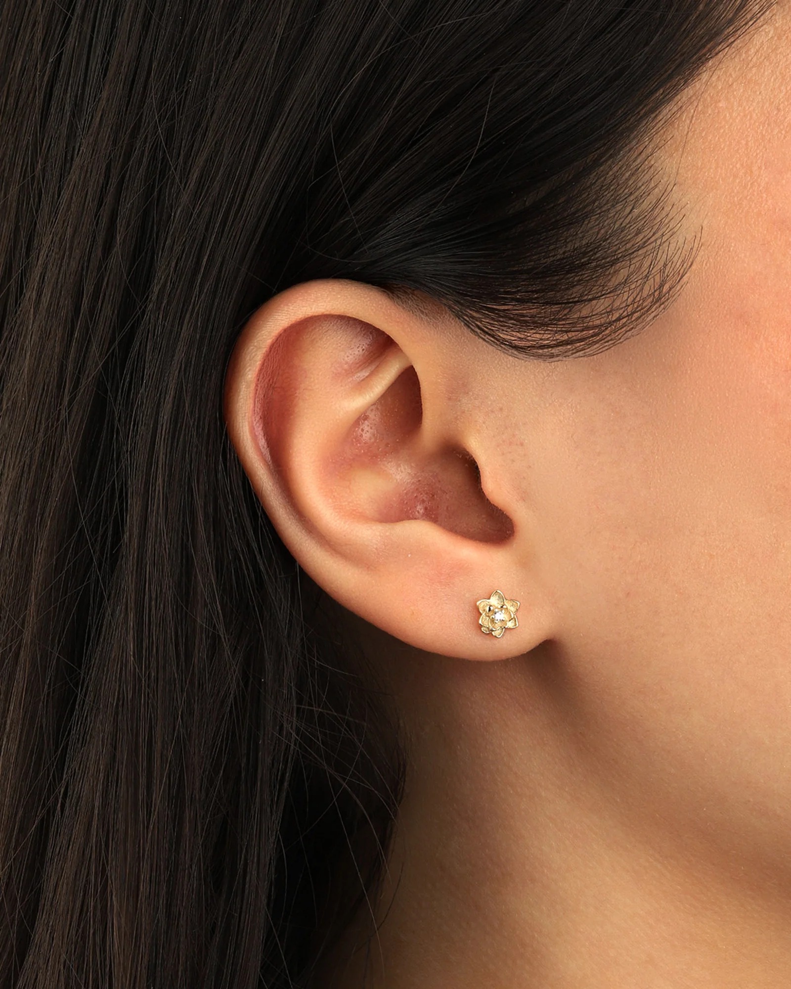 Lotus Flower Studs - Image 2