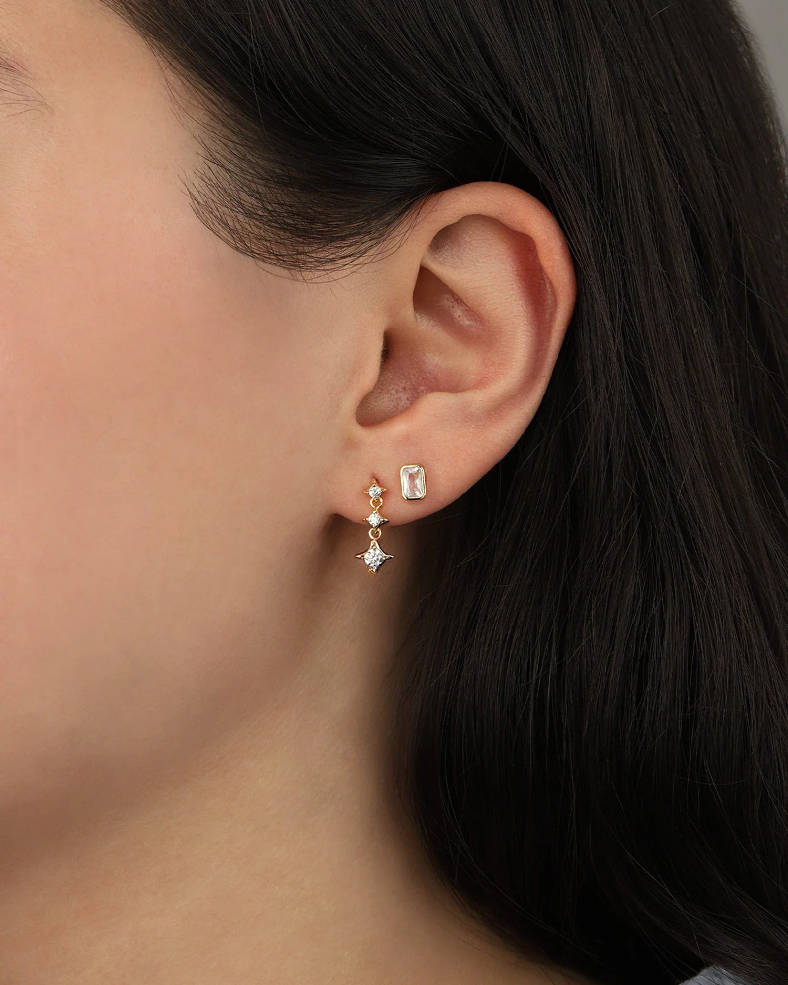 Luminous Star Trio Studs - Image 2