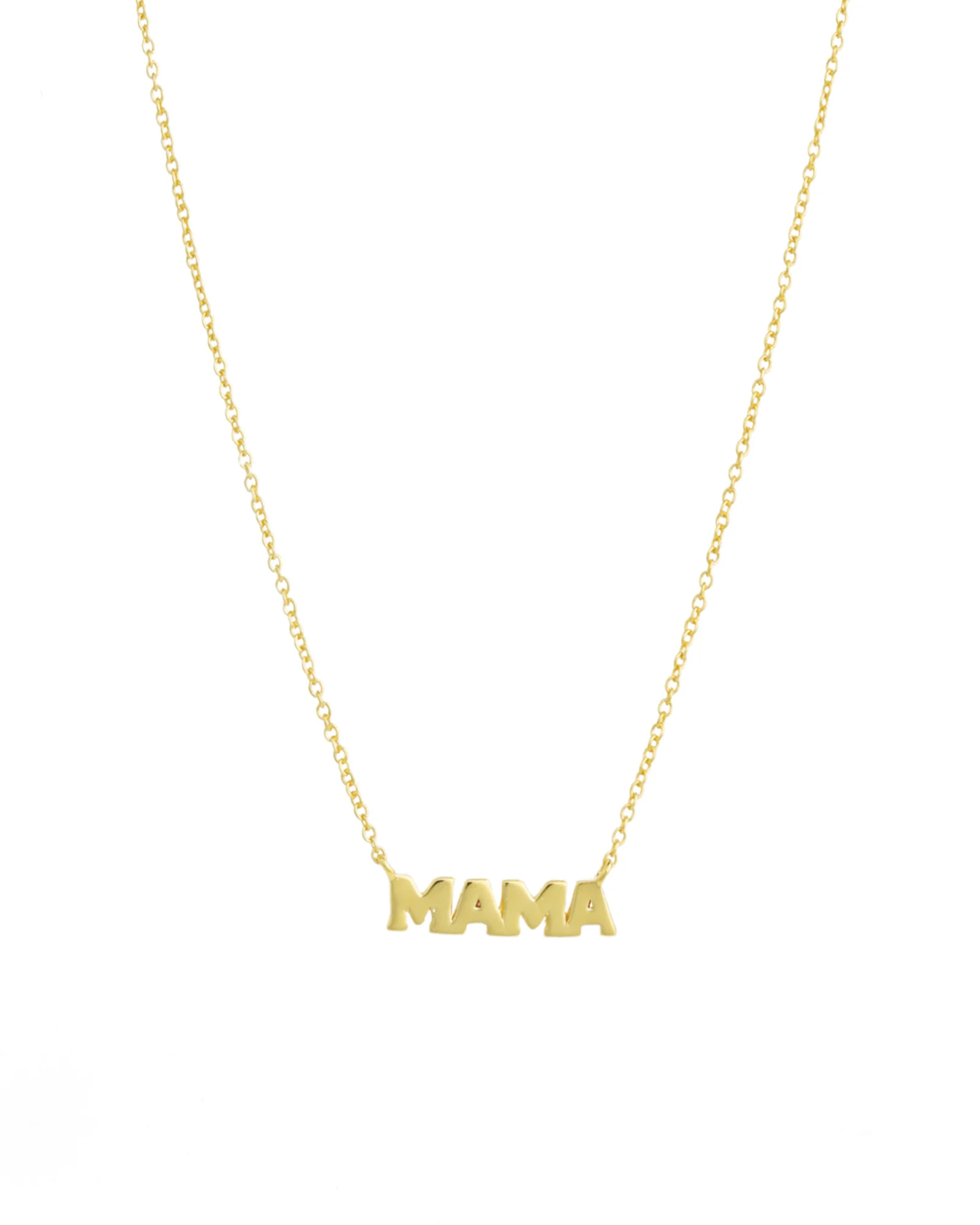 Mama Block Necklace