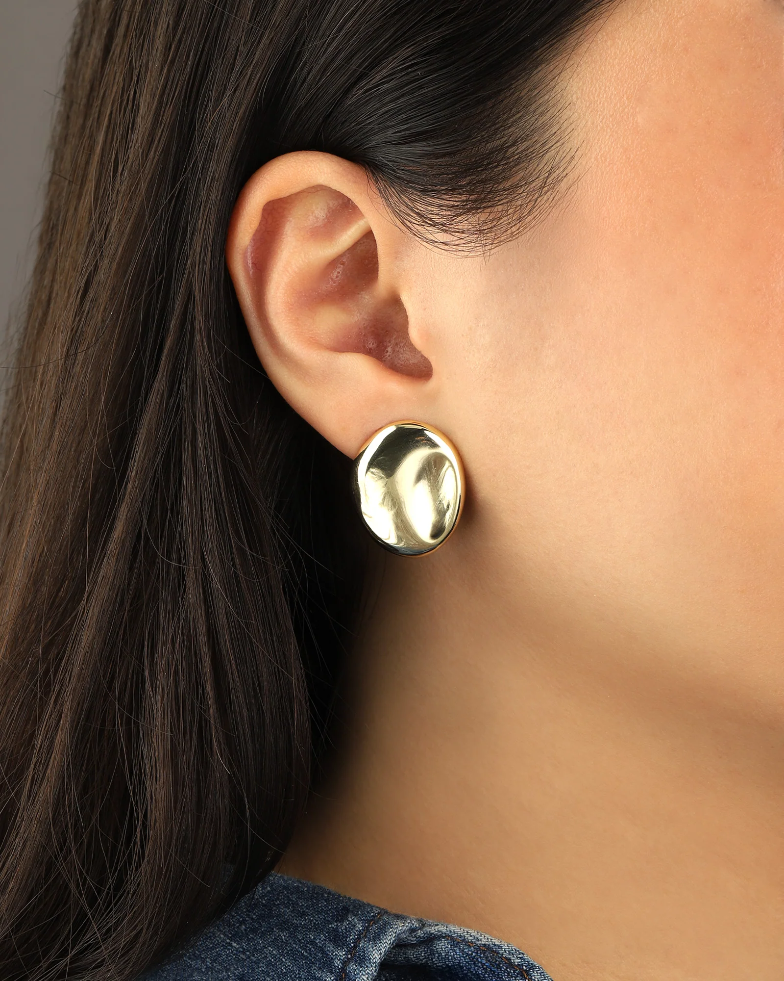 Organic Oval Studs - Image 2