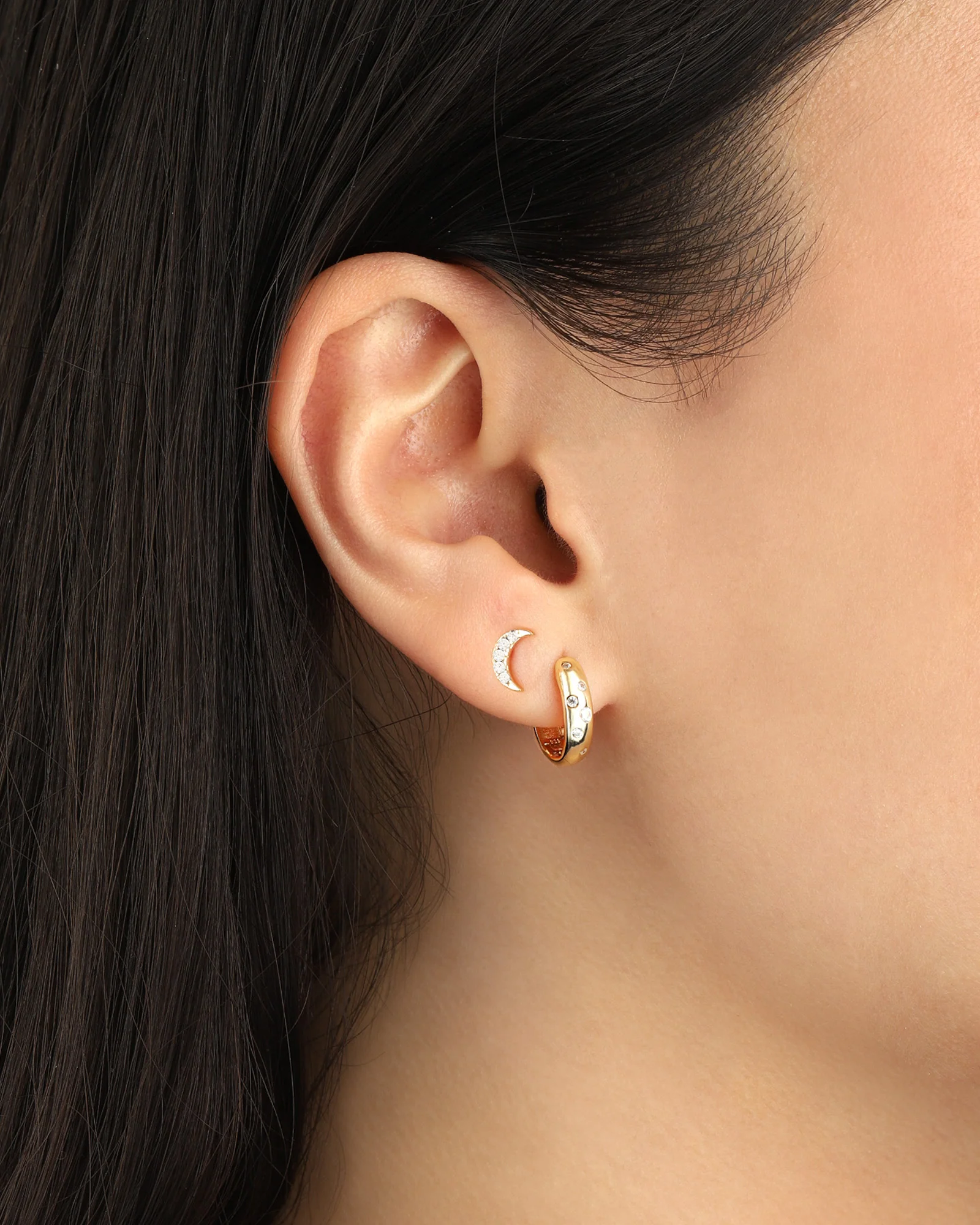 Pavé Moon Studs - Image 3
