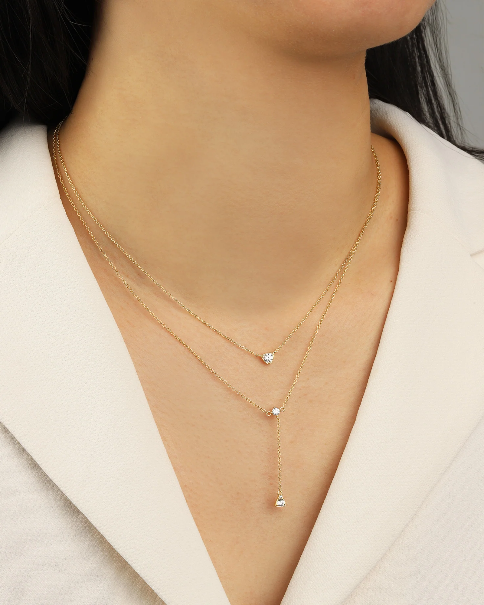 Petite Y Necklace - Image 2