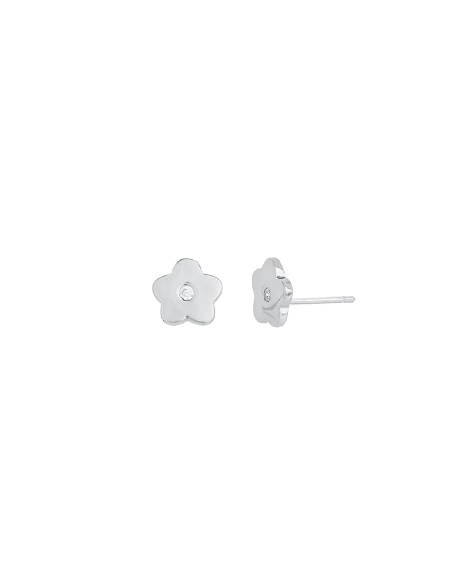 Round Flower Petal Studs