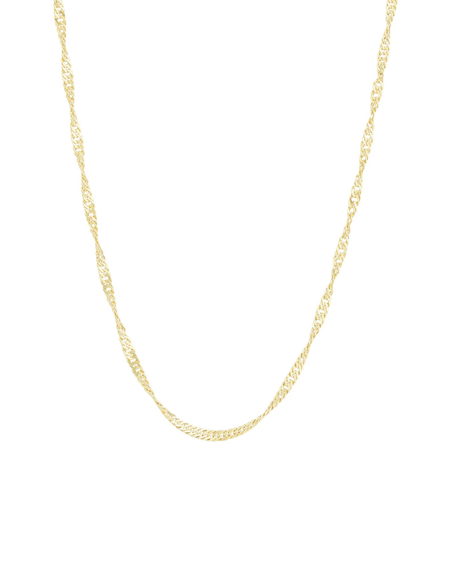 Singapore Chain Necklace | 2.5mm