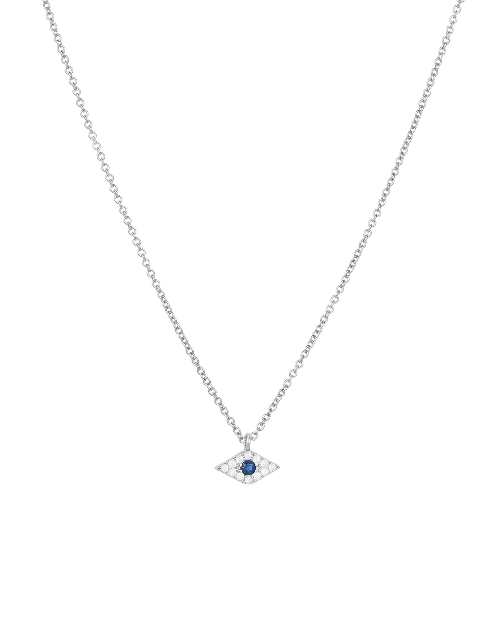 Small Evil Eye CZ Necklace