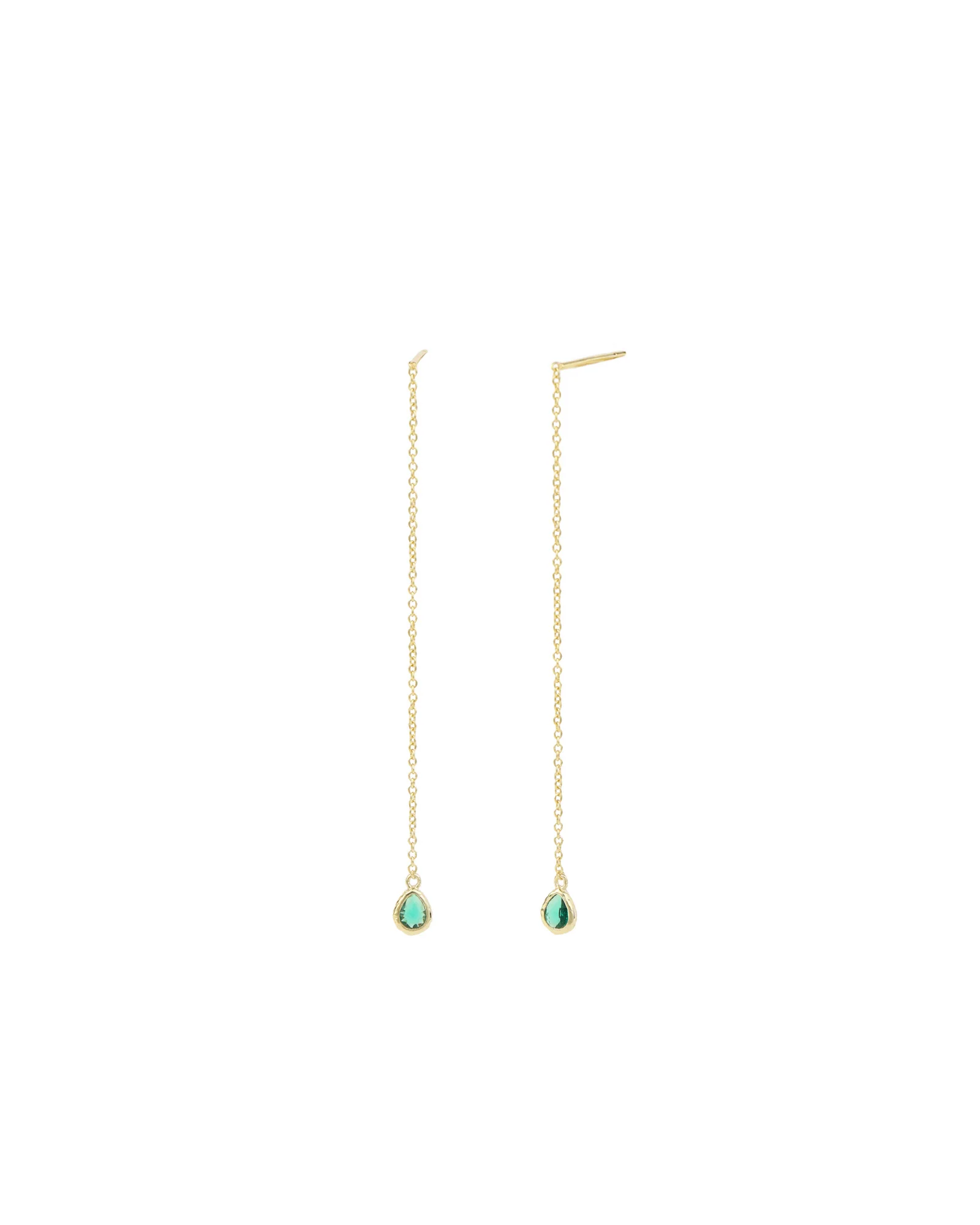 Teardrop Threader Earrings