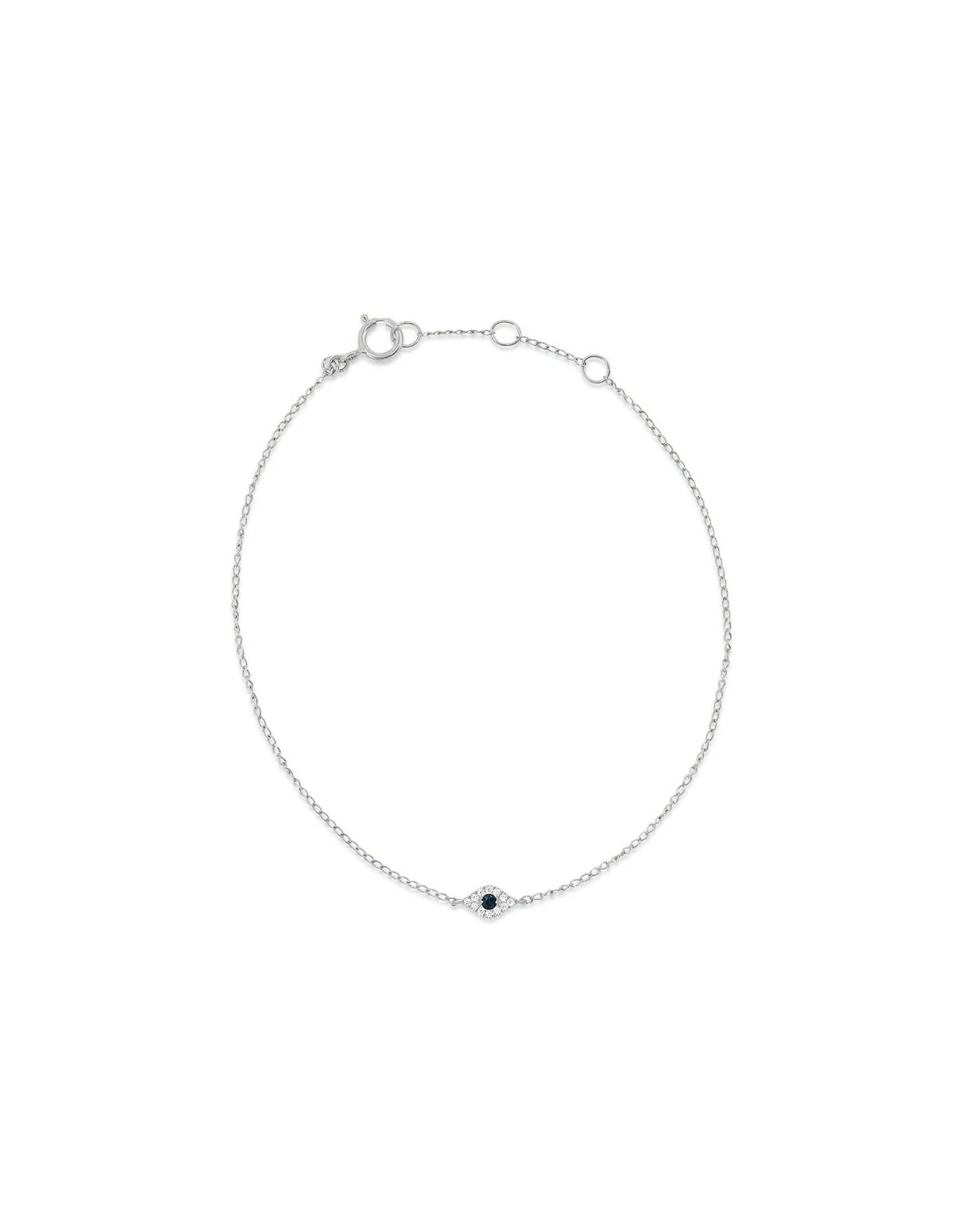 Tiny Evil Eye CZ Bracelet