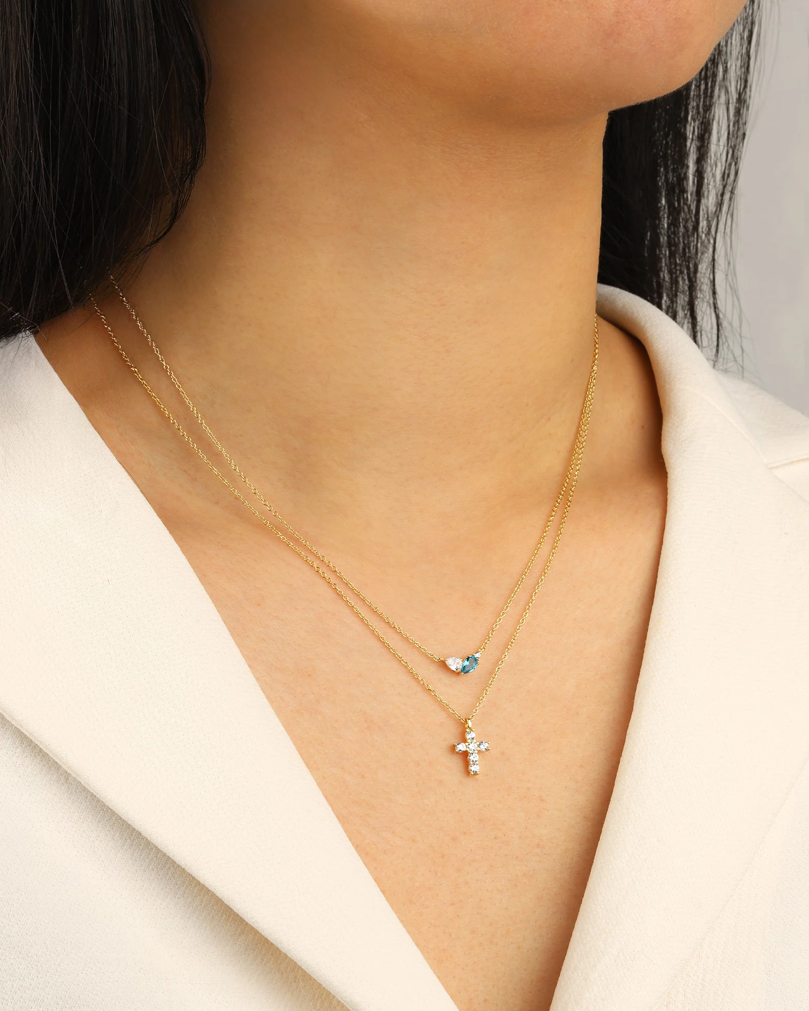 Toi Et Moi Stone Necklace - Image 2