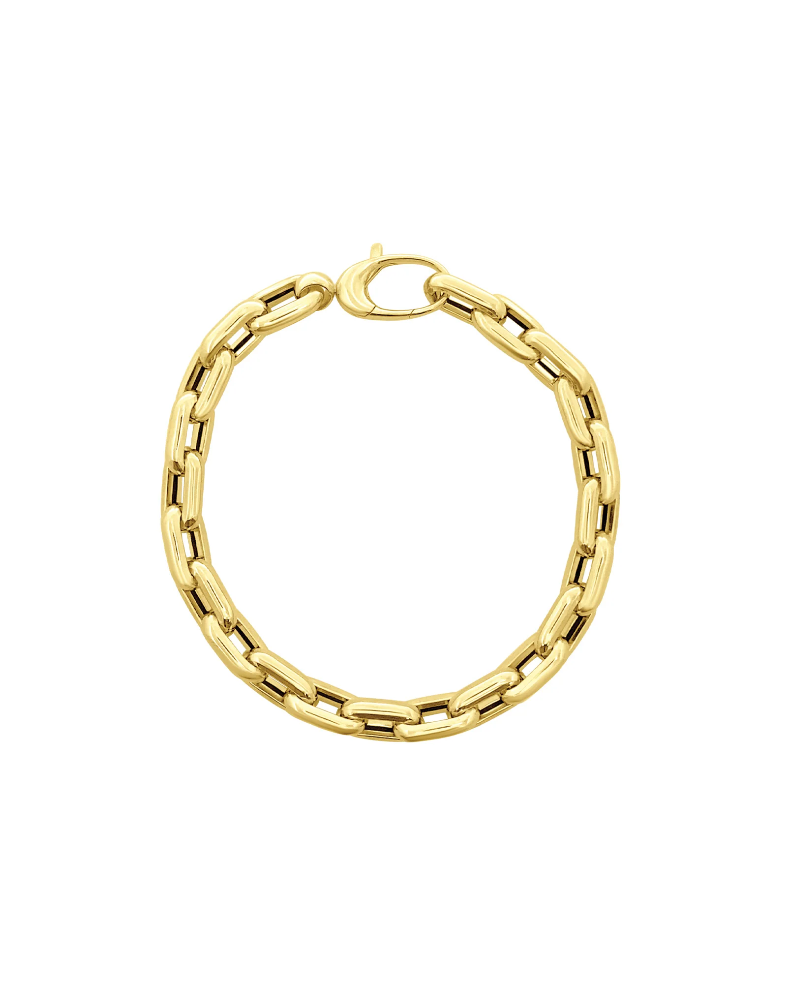 Modern Rectangle Link Bracelet