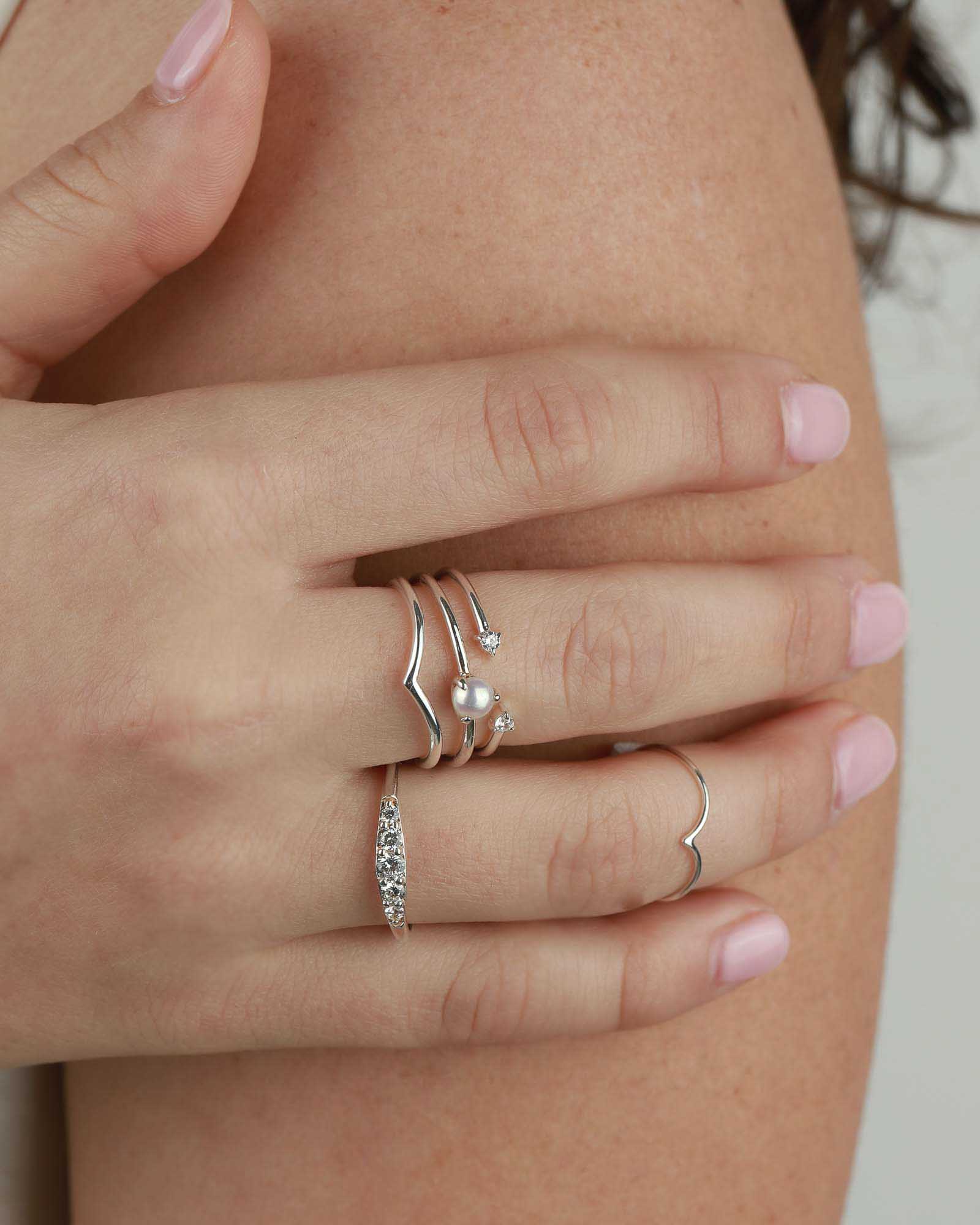 CZ Open Ring - Image 4