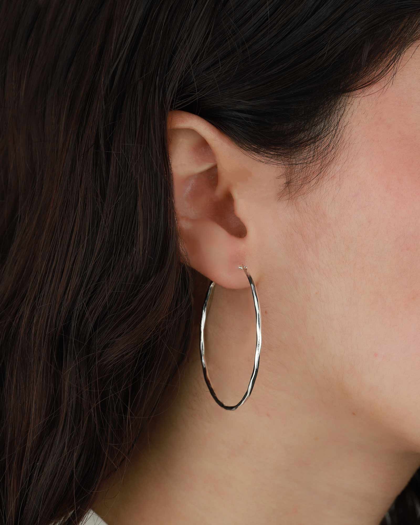 Hammered Hoops I 45mm - Image 2