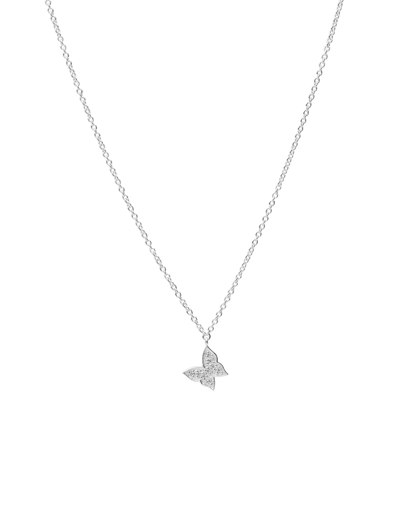 Pavé Butterfly Necklace