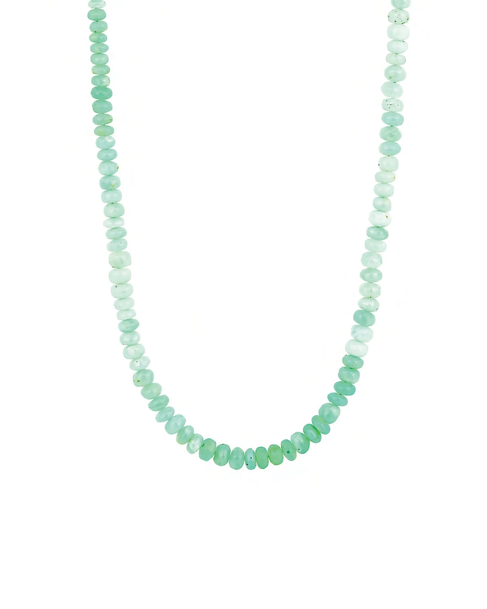 Green Opal Gradual Stone Necklace