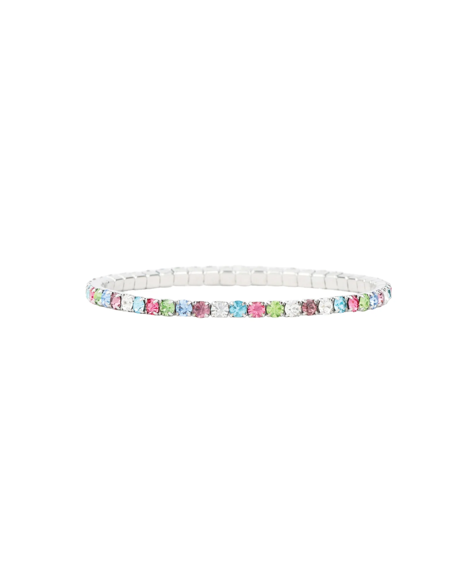 1 Row 3mm Crystal Stretch Bracelet