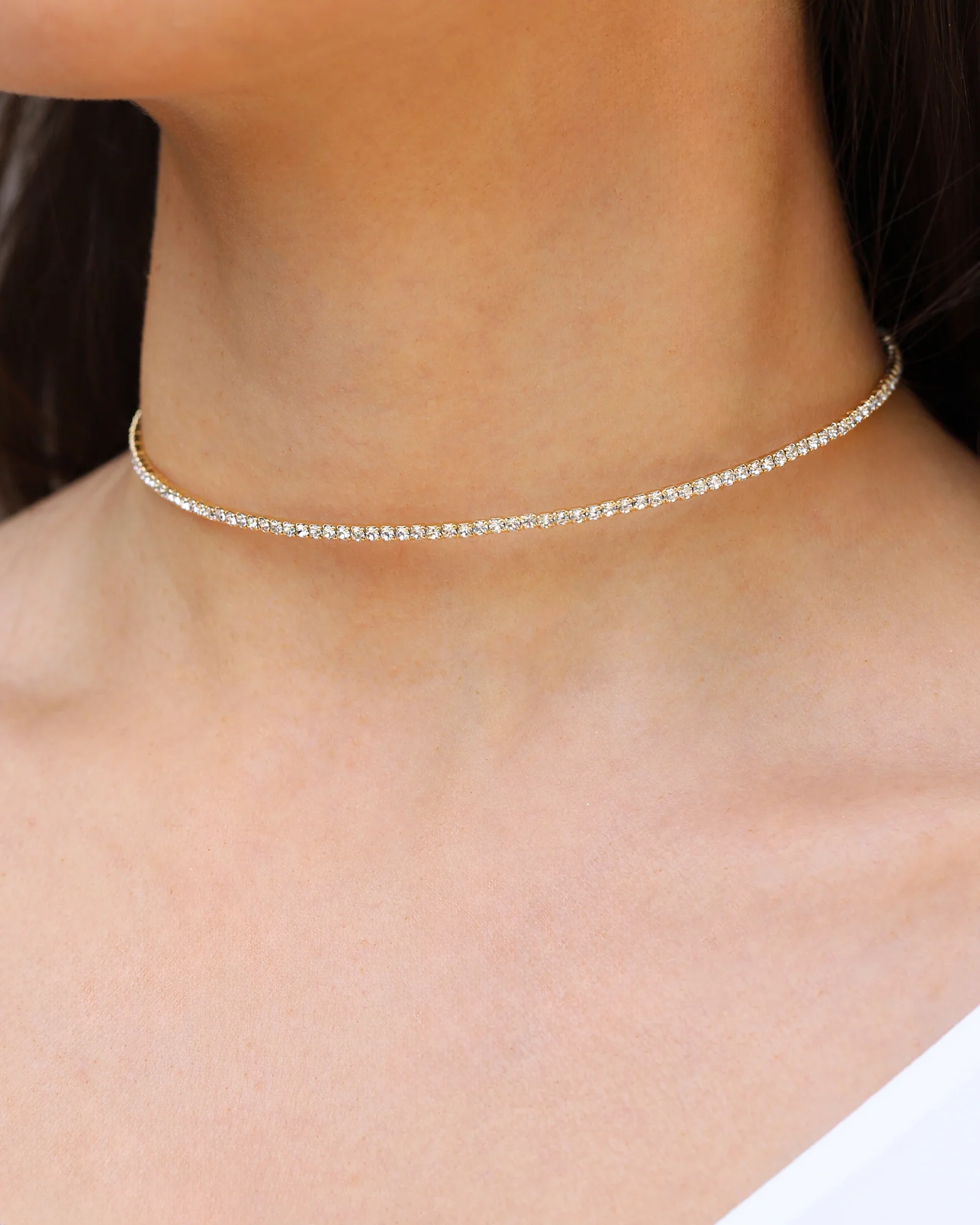 1 Row Crystal Choker - Image 2