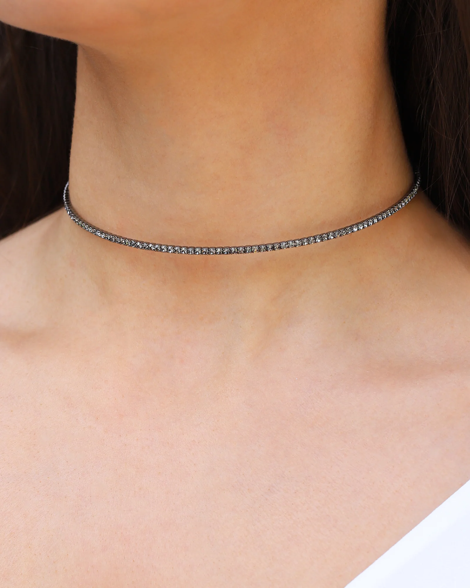 1 Row Crystal Choker - Image 2