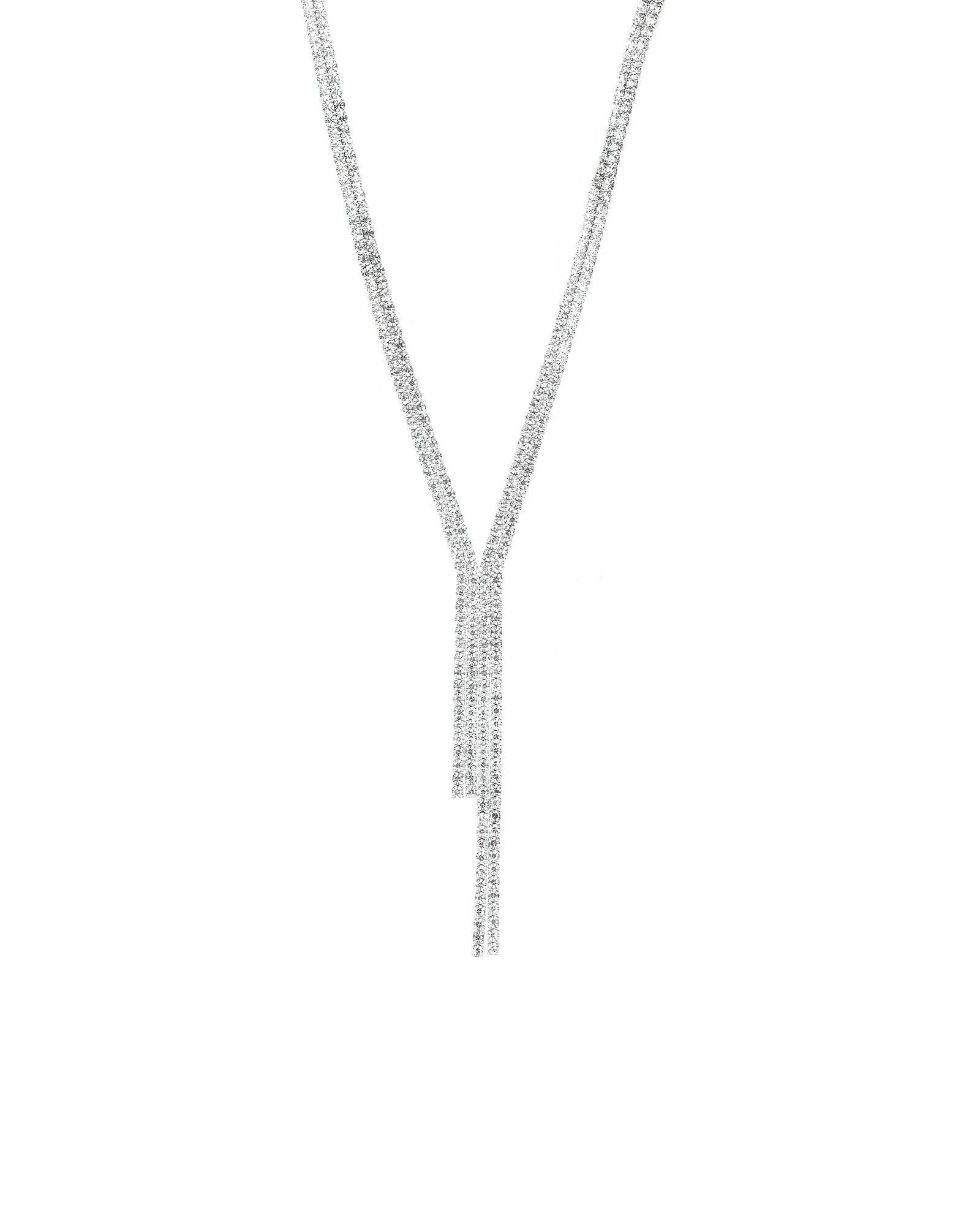 2 Row Crystal Lariat