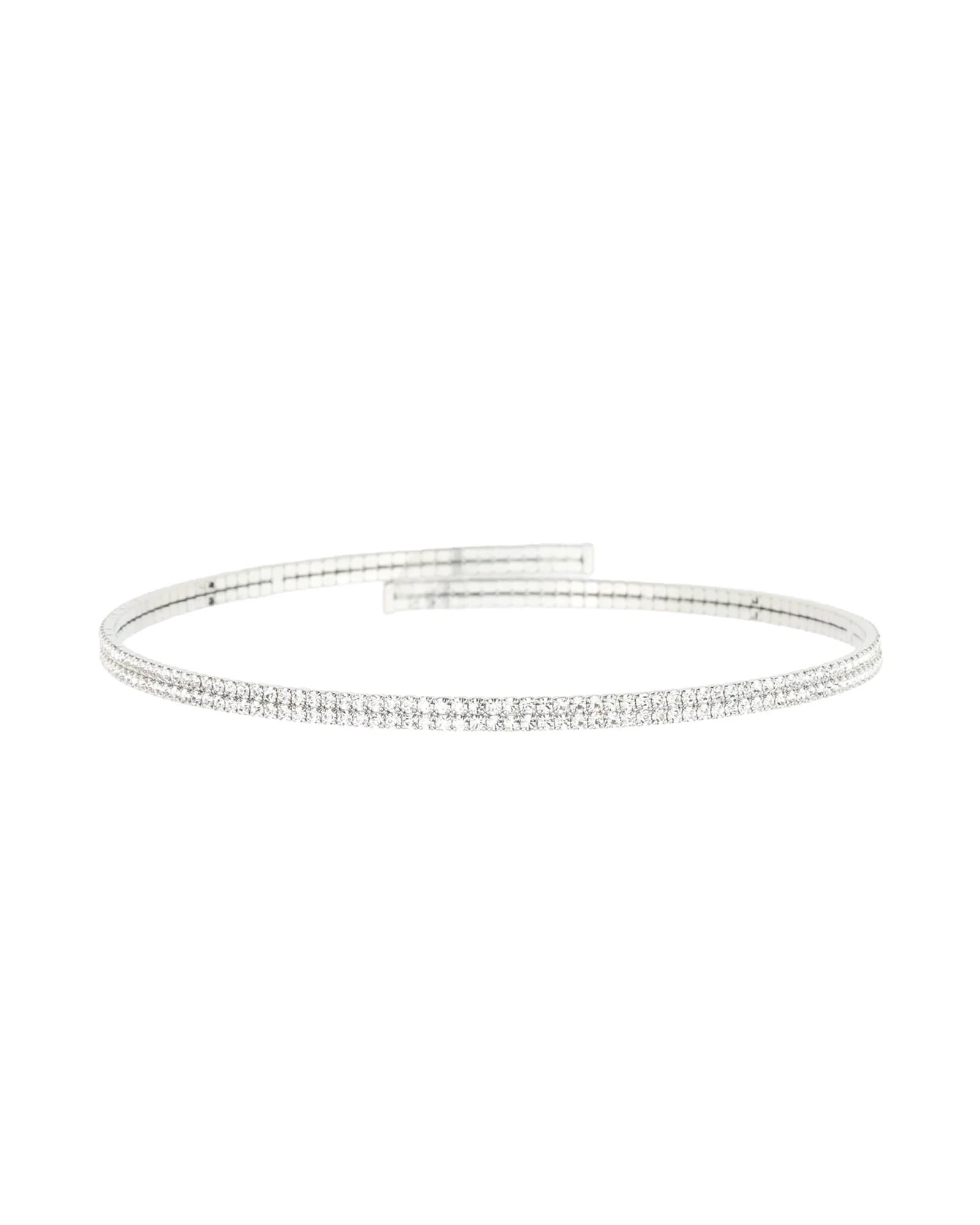 2 Row Crystal Wire Choker