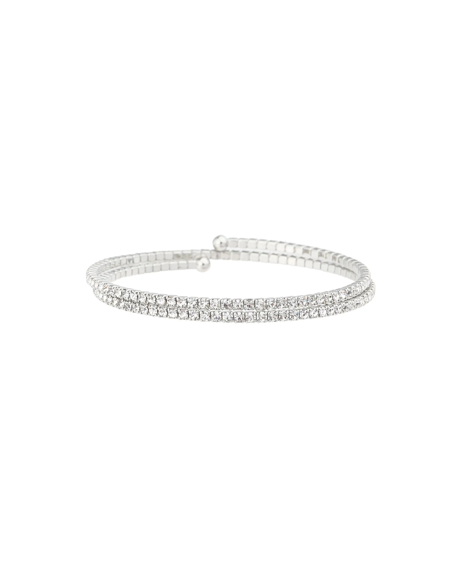 2 Row Crystal Wrap Cuff