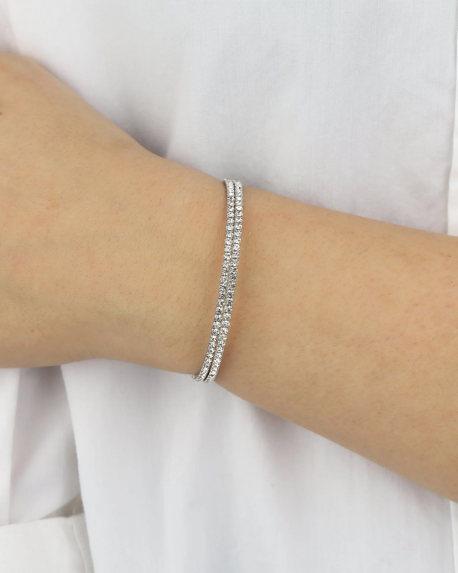 2 Row CZ Cuff - Image 2