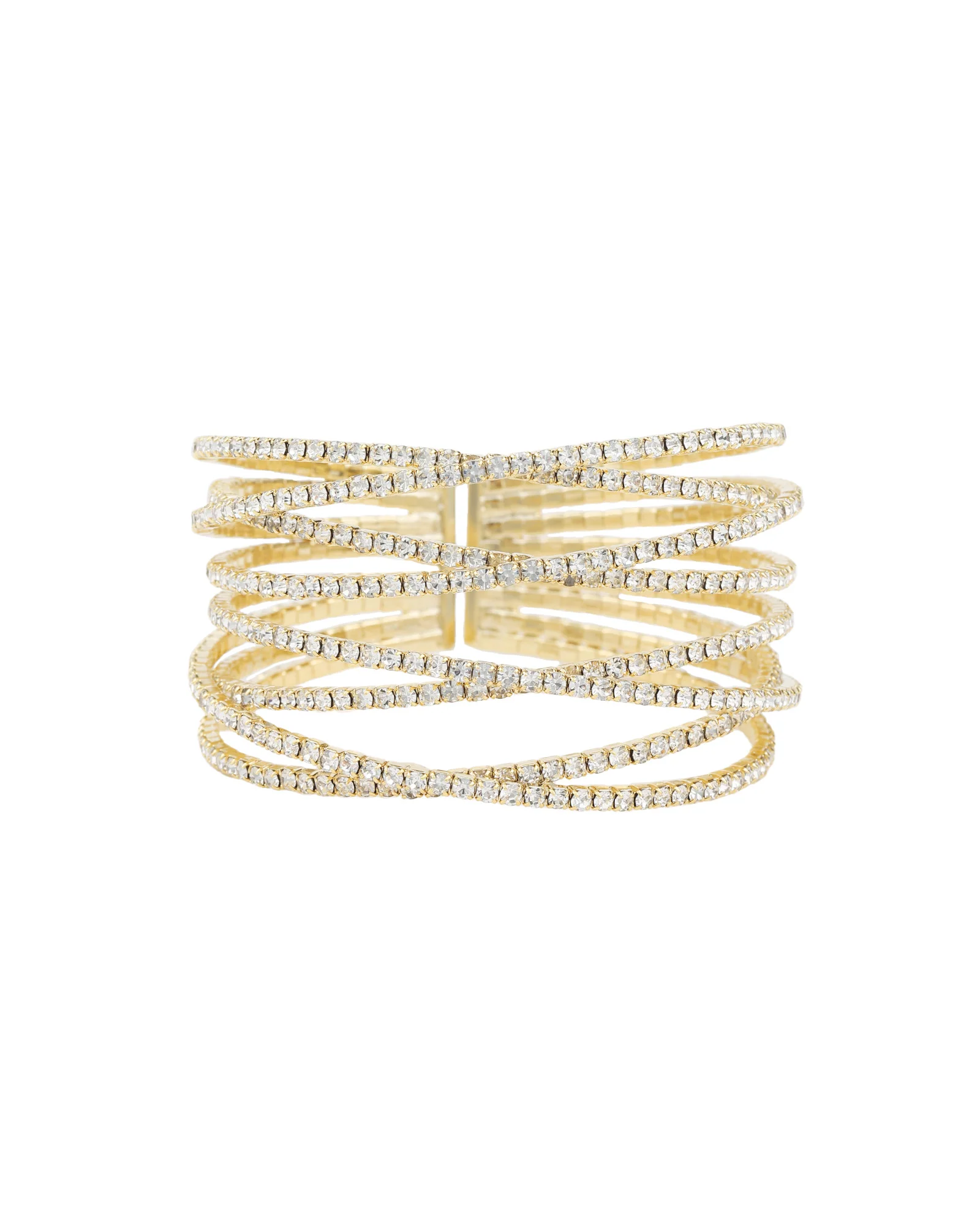 8 Row Crystal Cuff