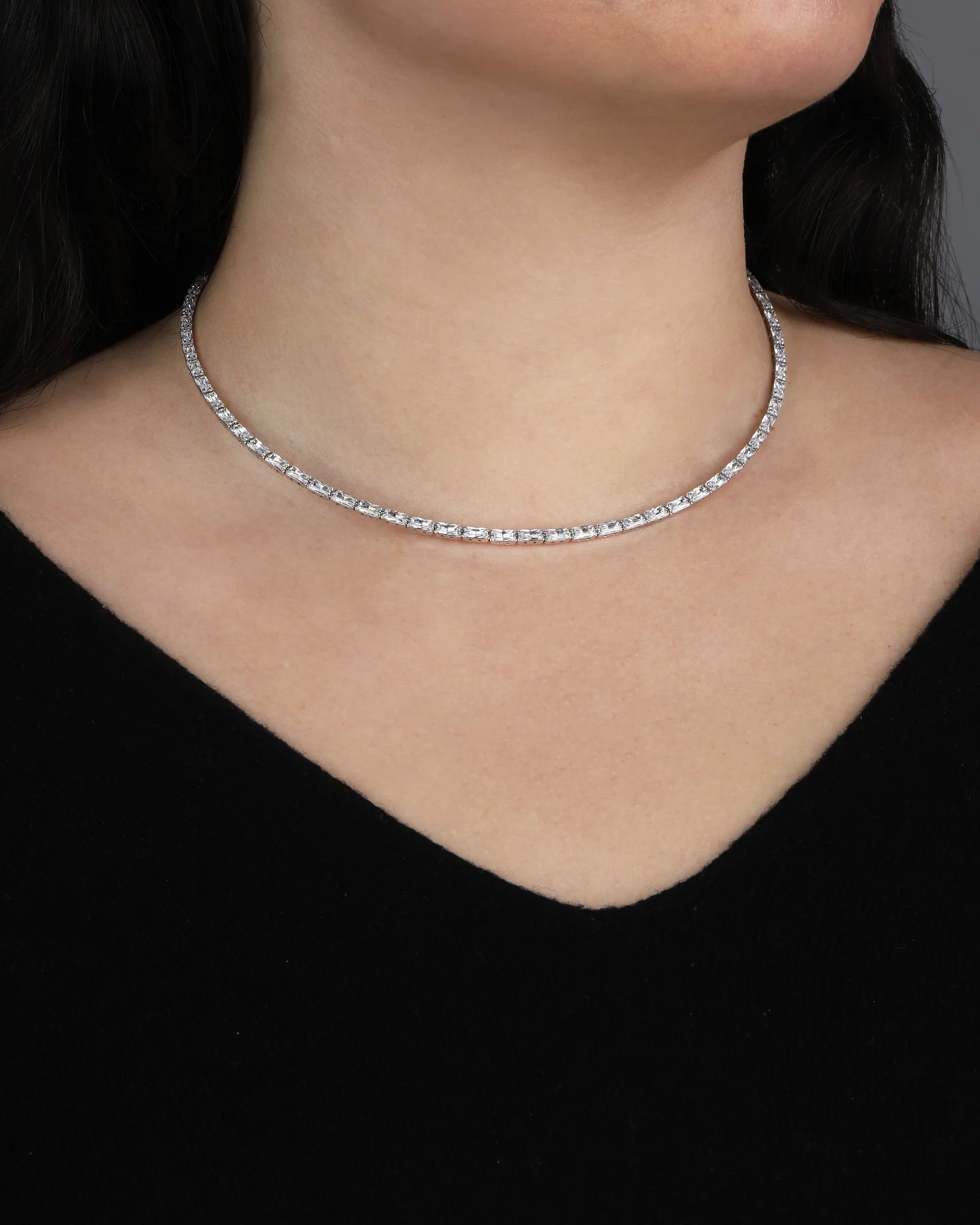 Baguette Crystal Choker - Image 2