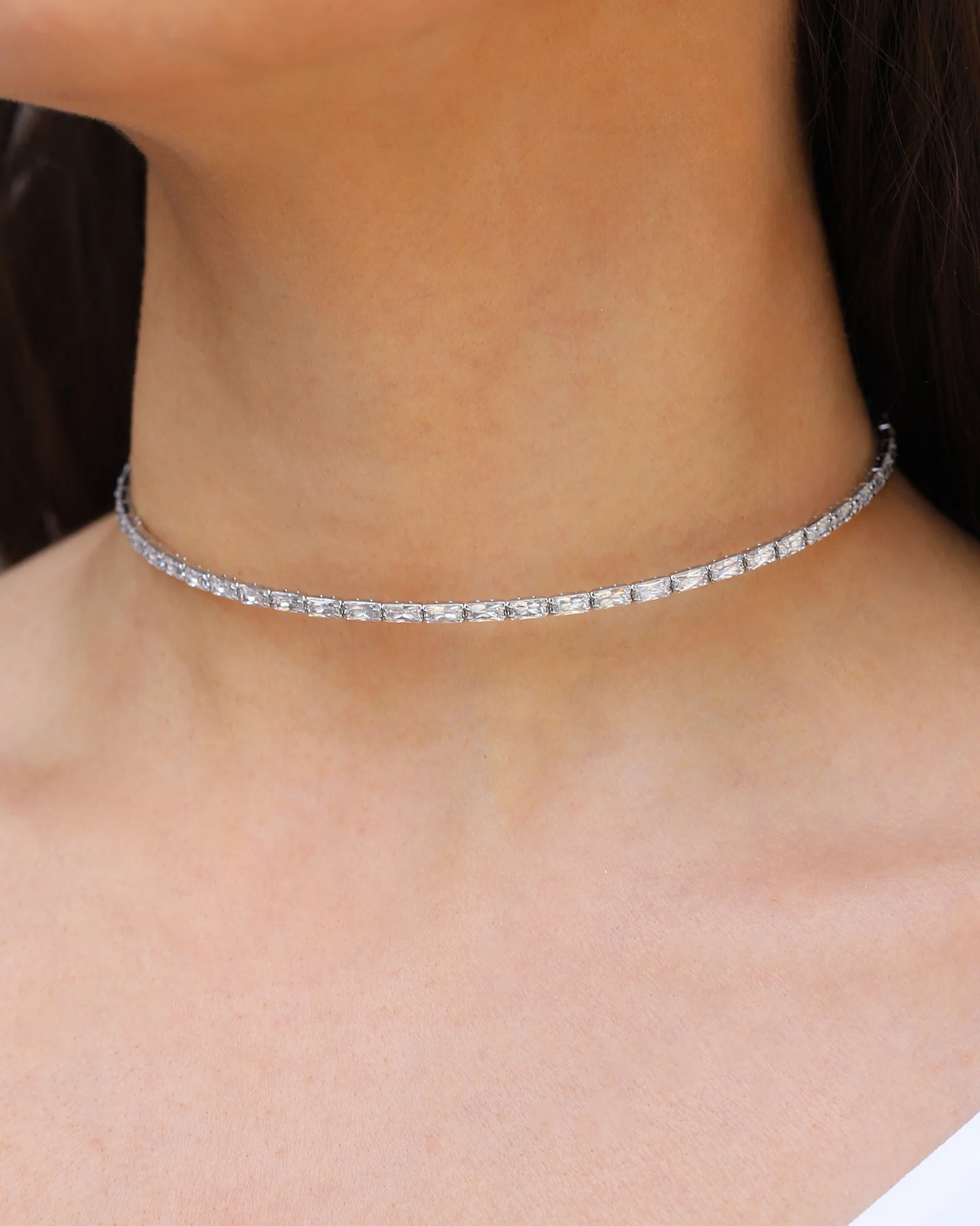 Baguette CZ Collar - Image 2