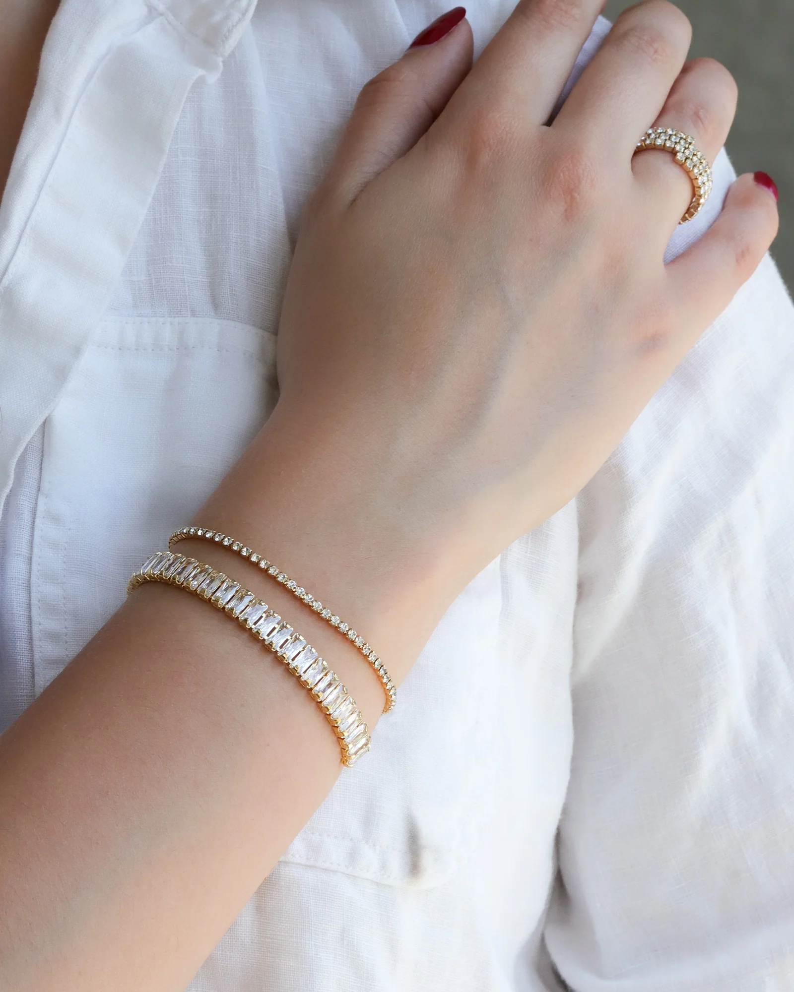 Baguette Pull Bracelet - Image 3