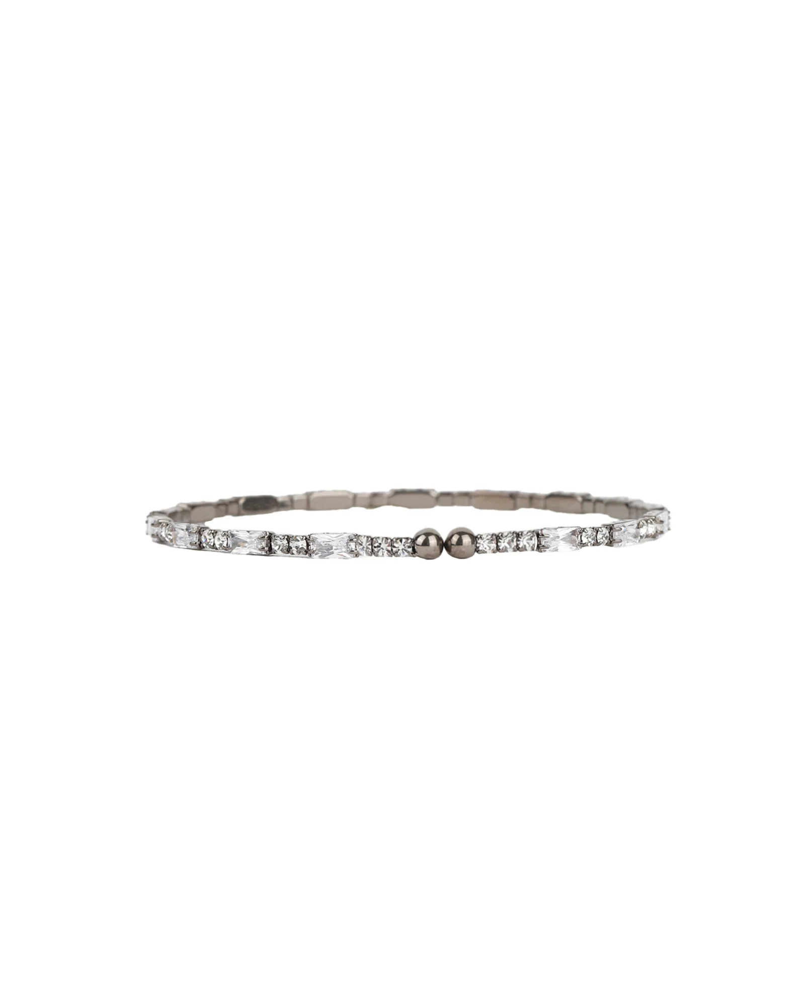 Baguette Round Crystal Bracelet - Image 3
