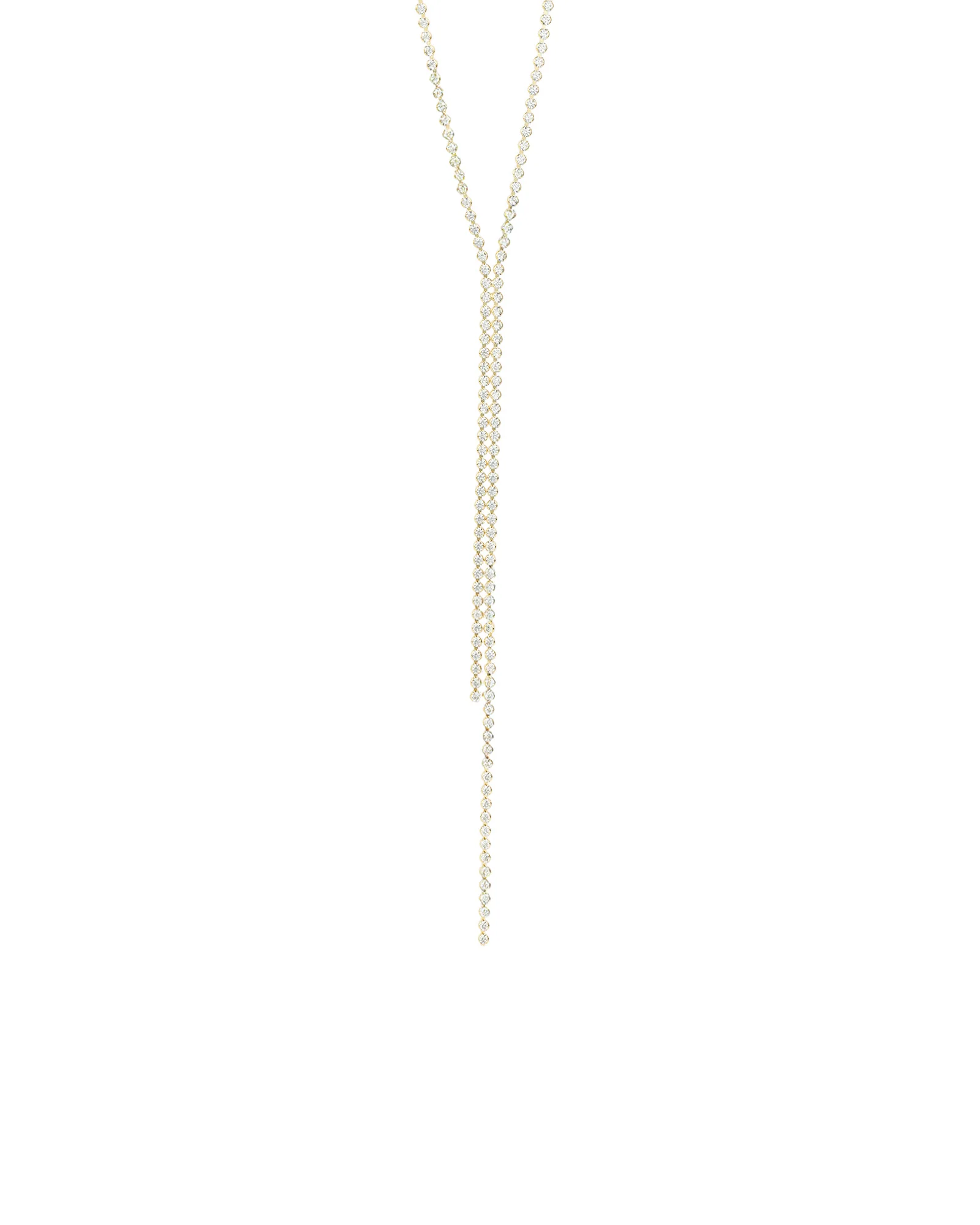 Bezel Crystal Lariat