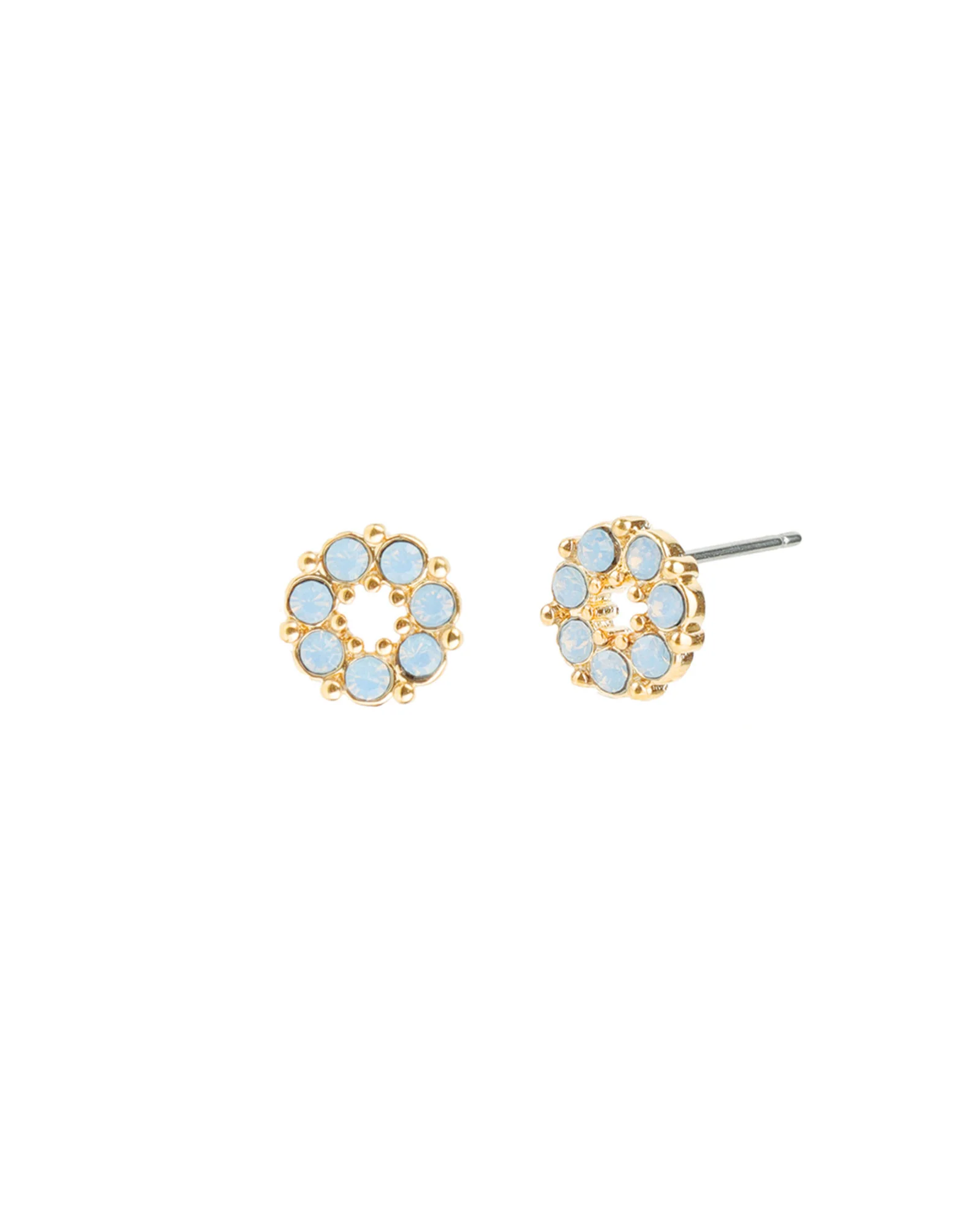 Circle Crystal Studs