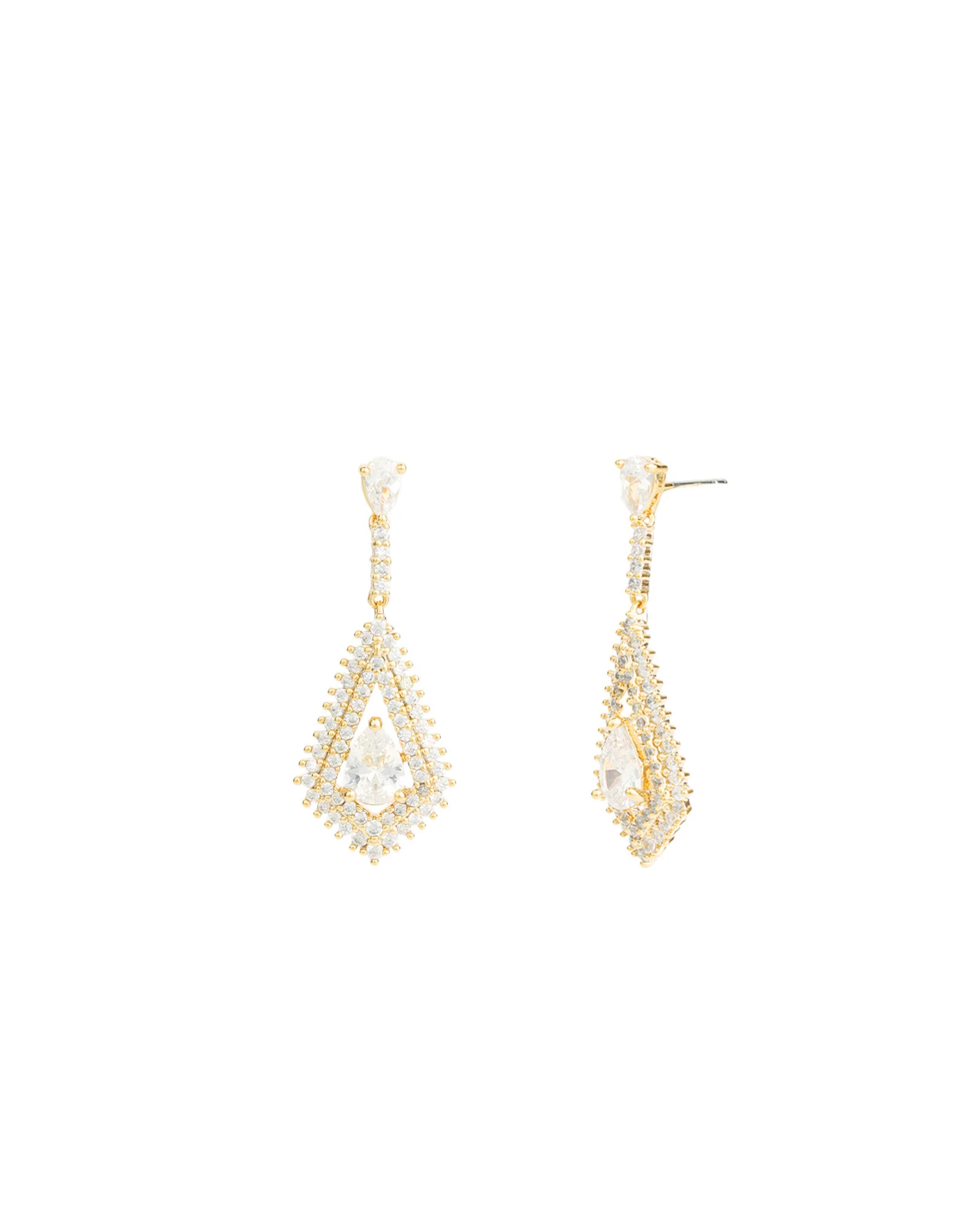 Diamond Teardrop Earrings