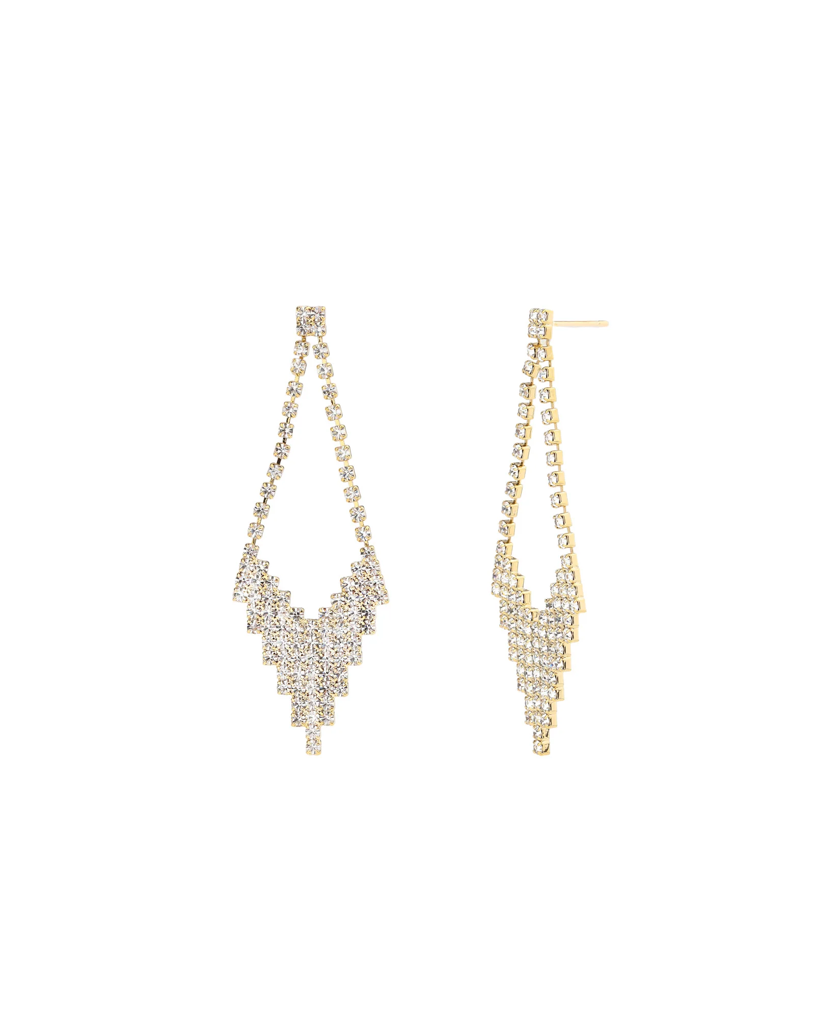 Kite Crystal Drop Studs
