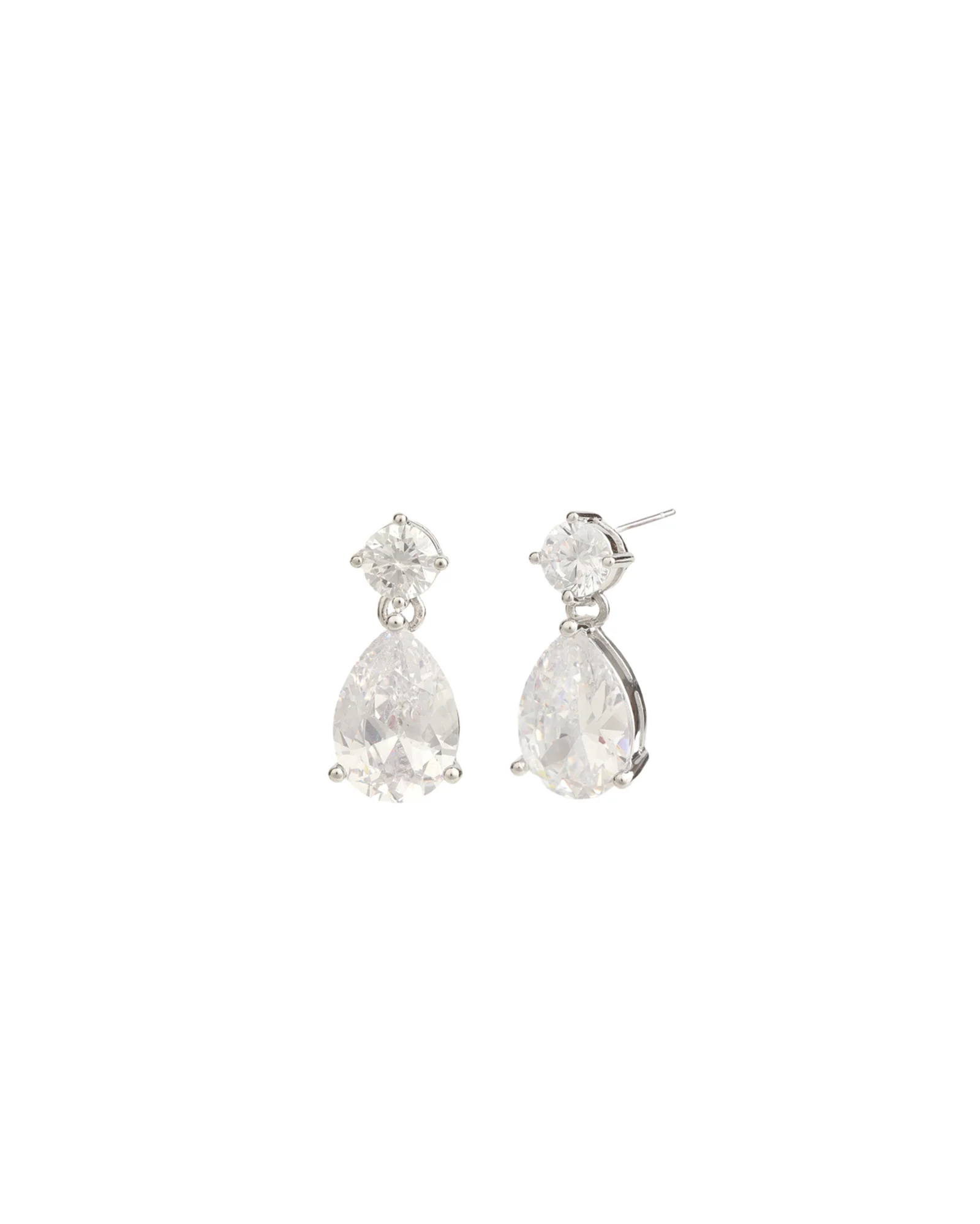 Large Round + Teardrop Earrings