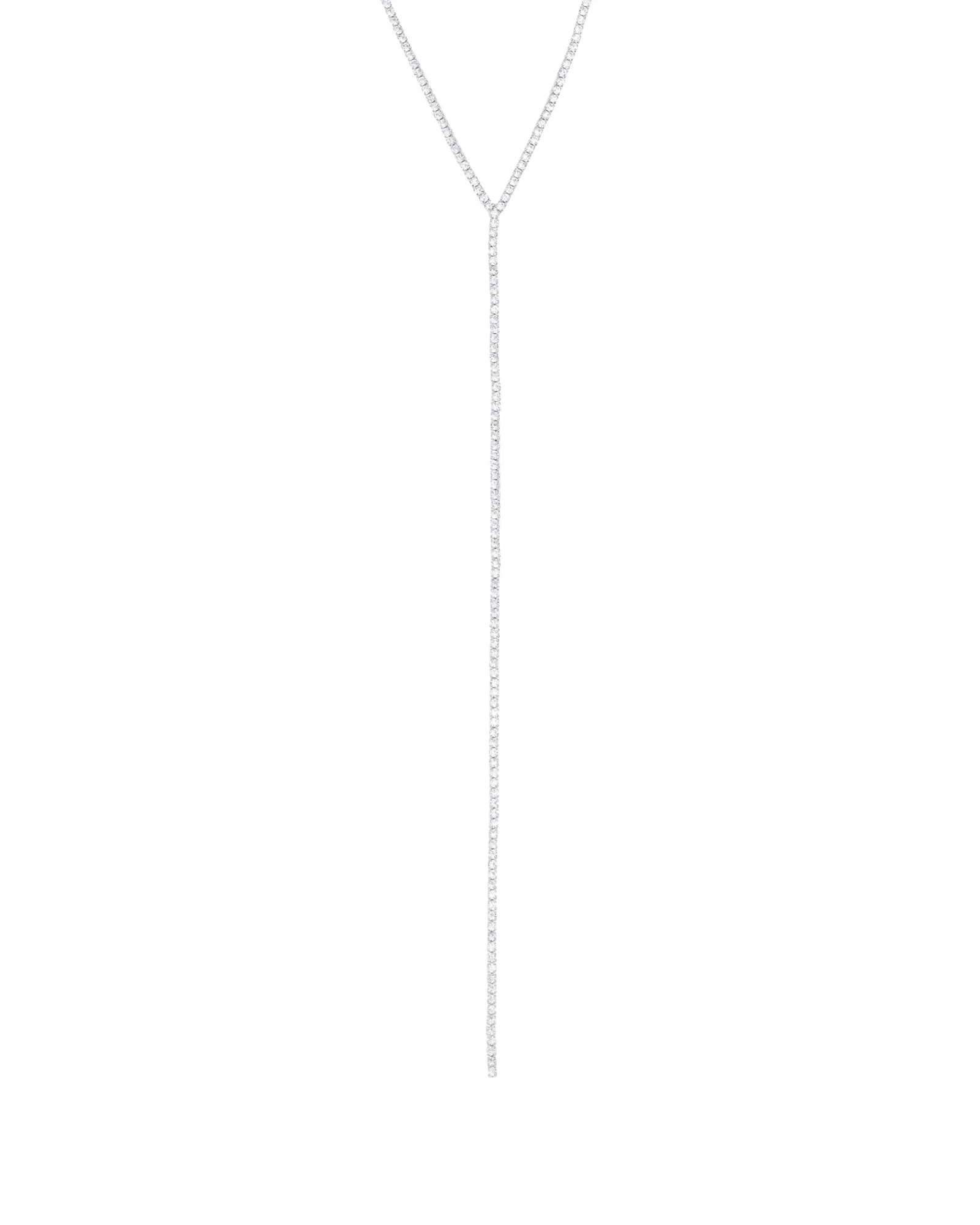 Long Drop Crystal Lariat